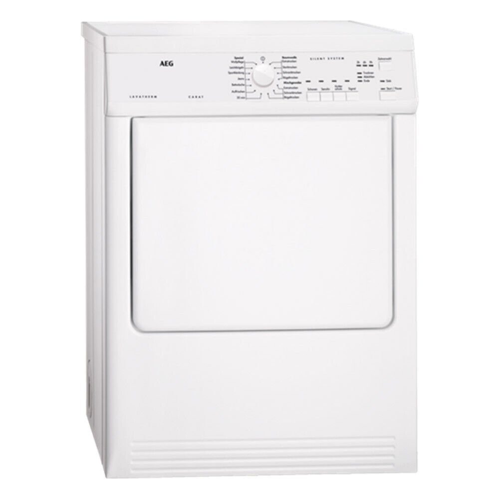 AEG Ablufttrockner T65178AV, Knitterschutz, 7 KG, Startzeit-Vorwahl, Edelstahltrommel