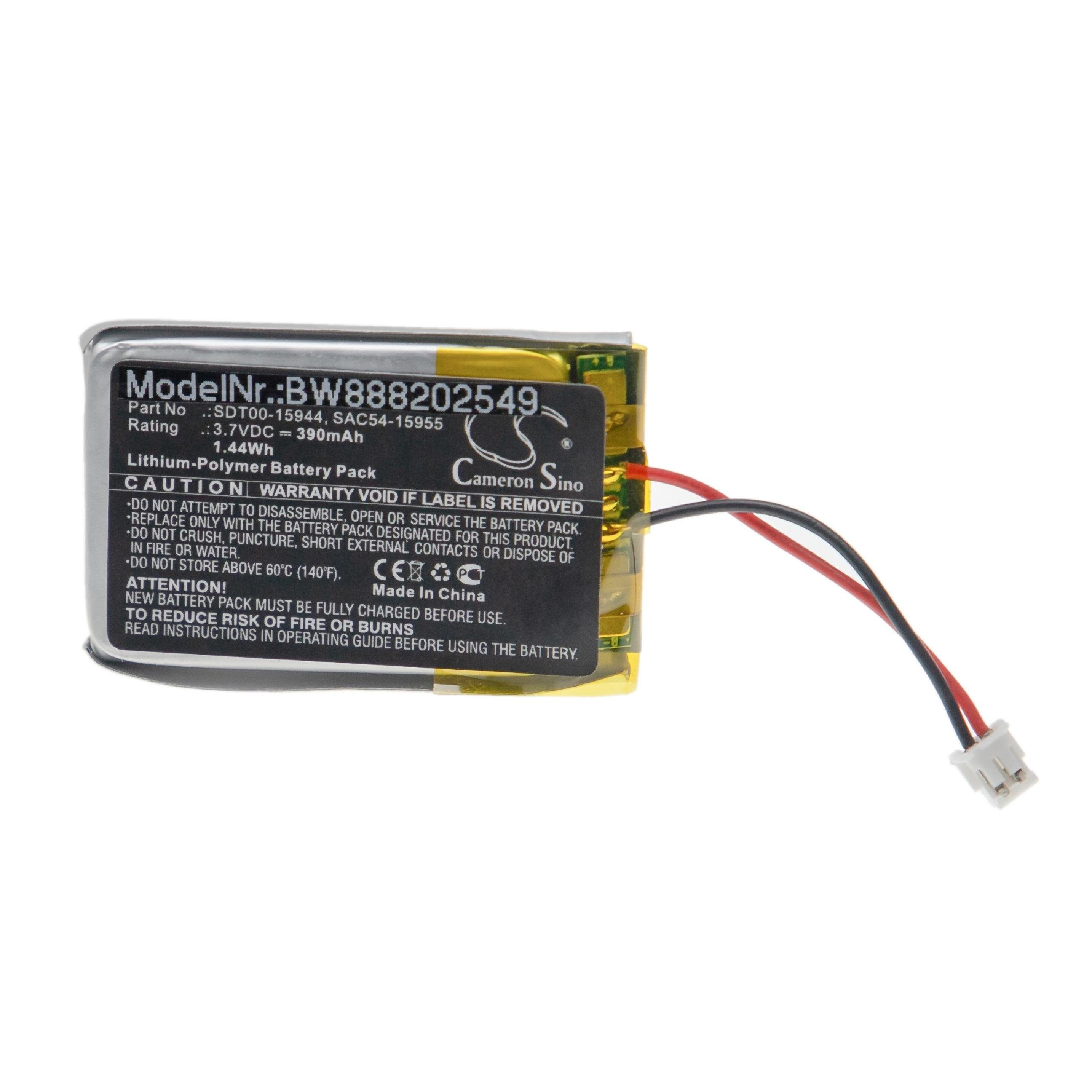 vhbw kompatibel mit SportDog Houndhunter 3225 Akku Li-Polymer 390 mAh (3,7 V)