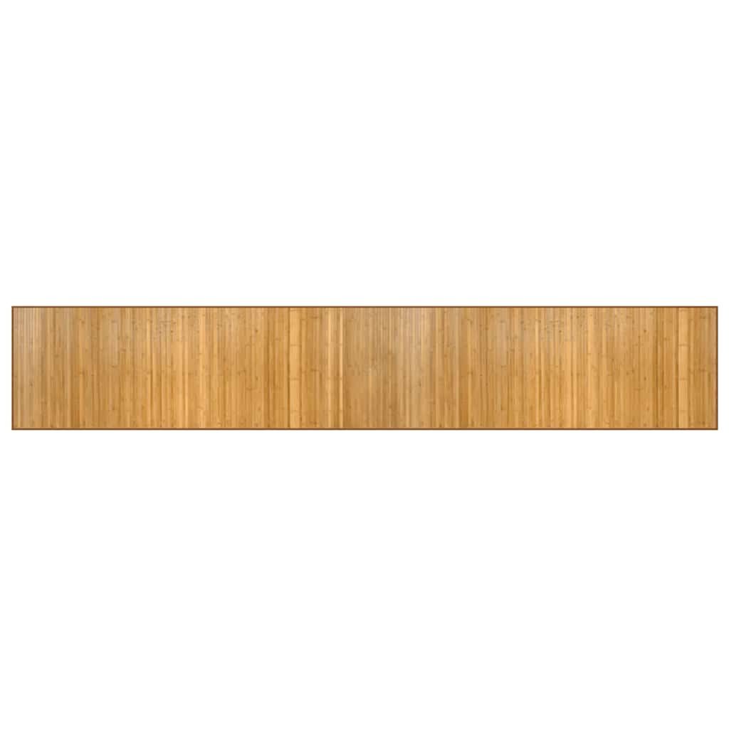 Teppich Teppich Rechteckig Natur 70x400 cm Bambus