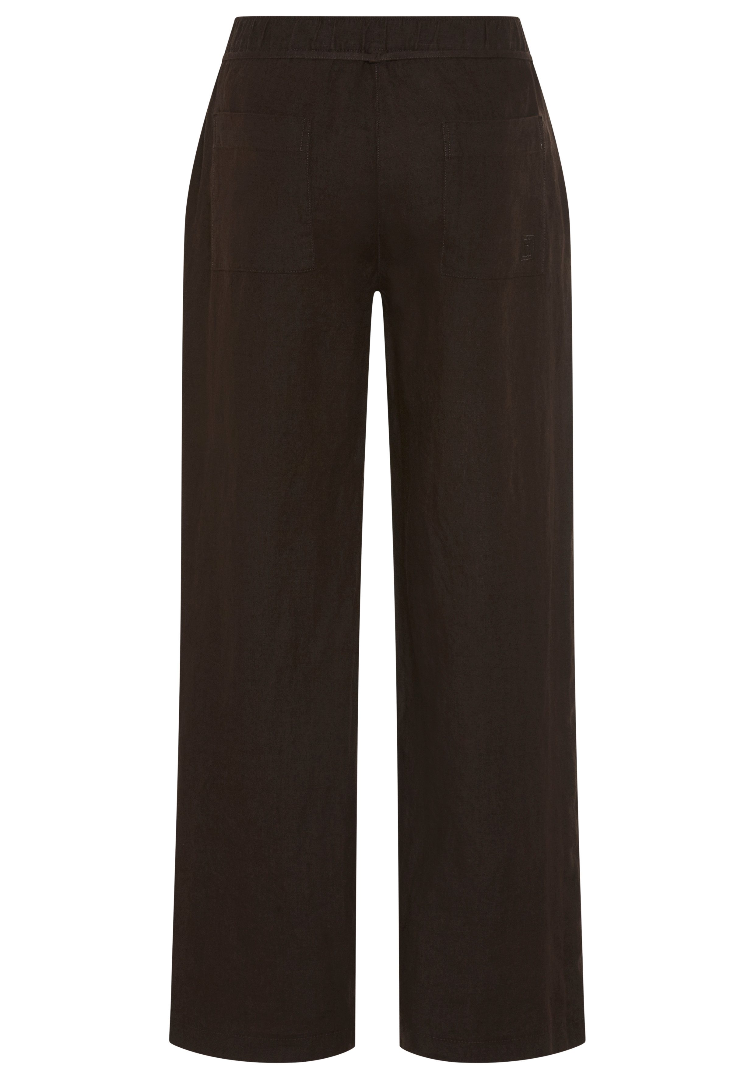 MAC Leinenhose CHIARA BELT Sommerhose Wide Fit, mit geradem, weitem Bein – Bild 2 von 5