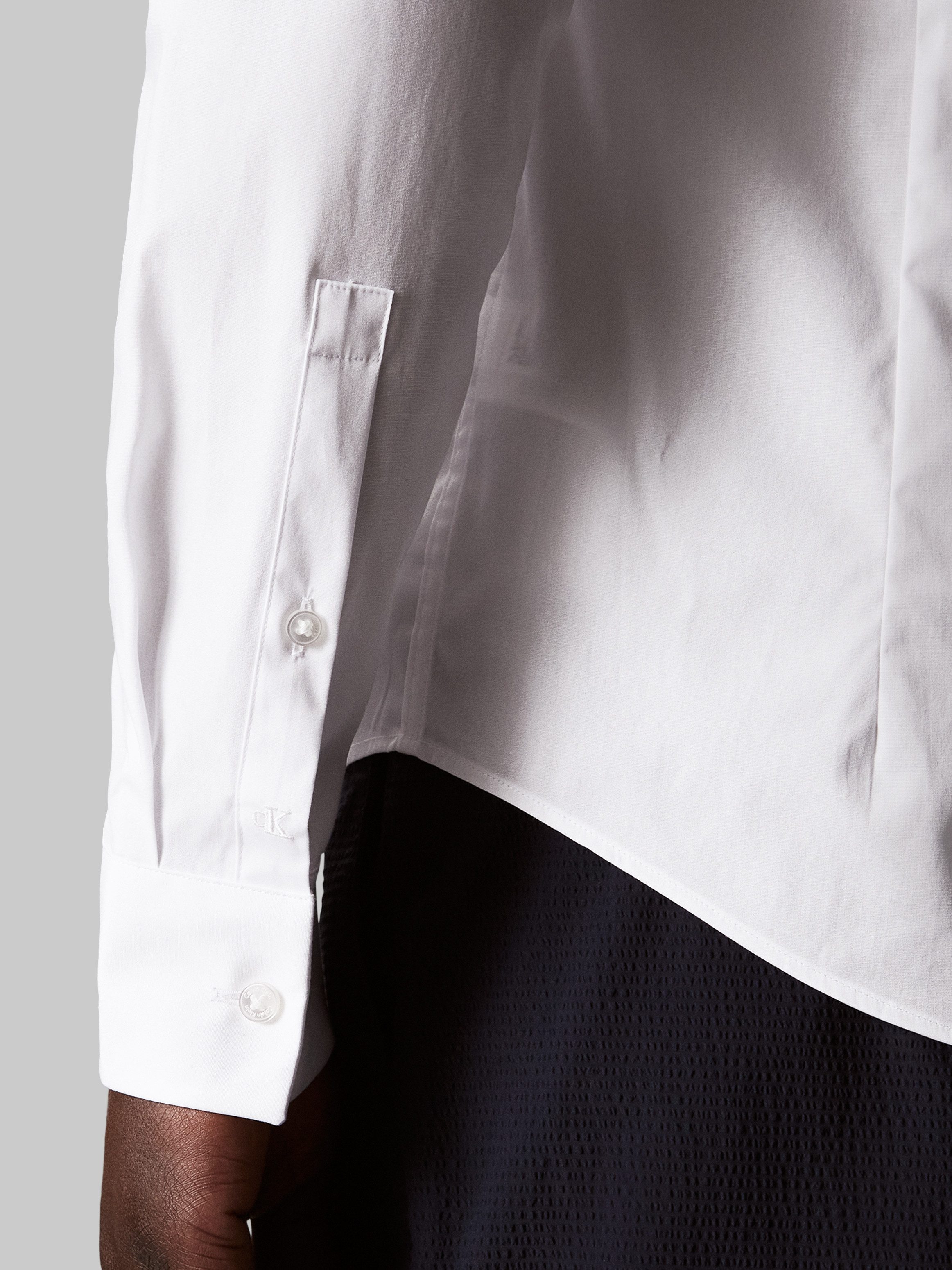 Calvin Klein Businesshemd Mit Rundhalsausschnitt