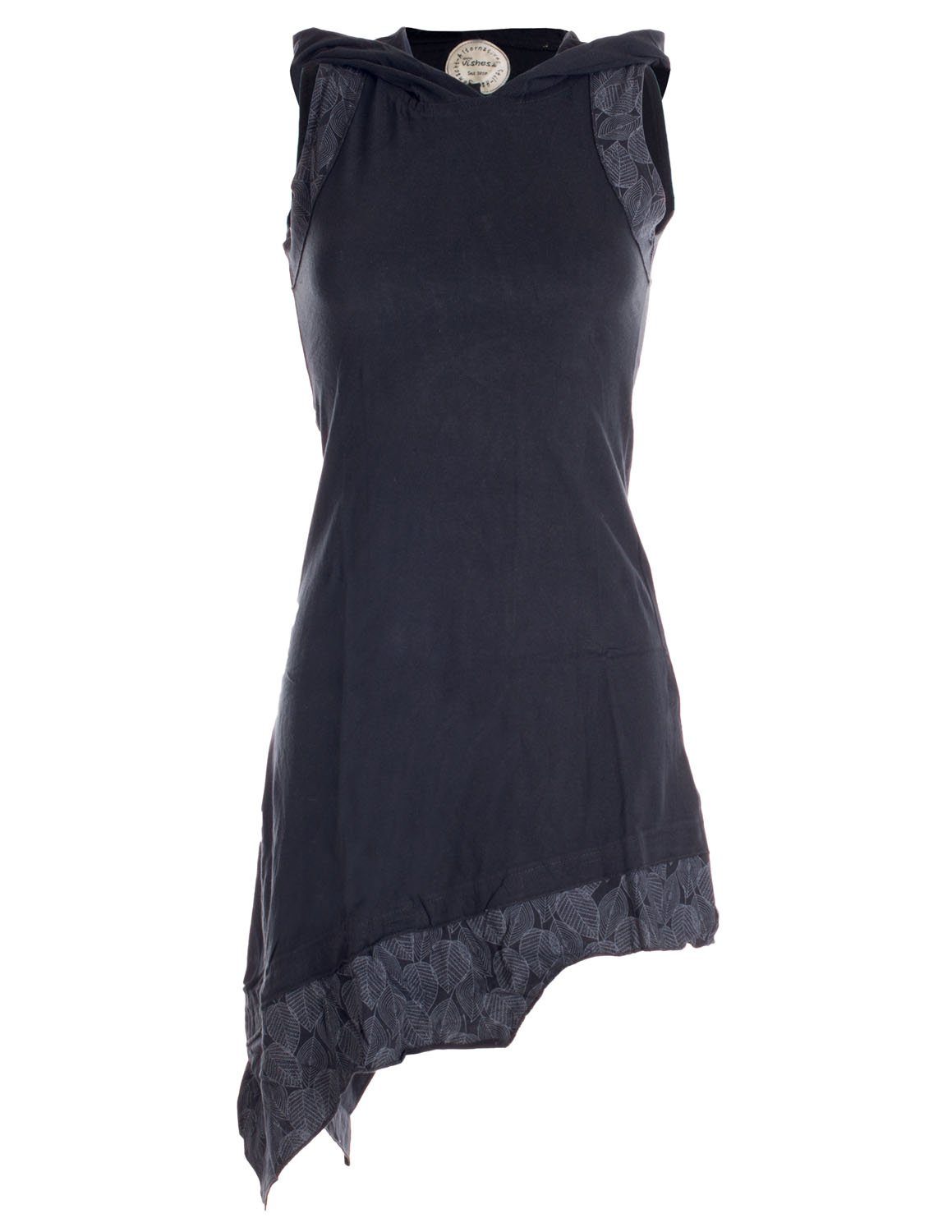 Vishes Sommerkleid Asymmetrisches Elfenkleid mit Zipfelkapuze günstig online kaufen