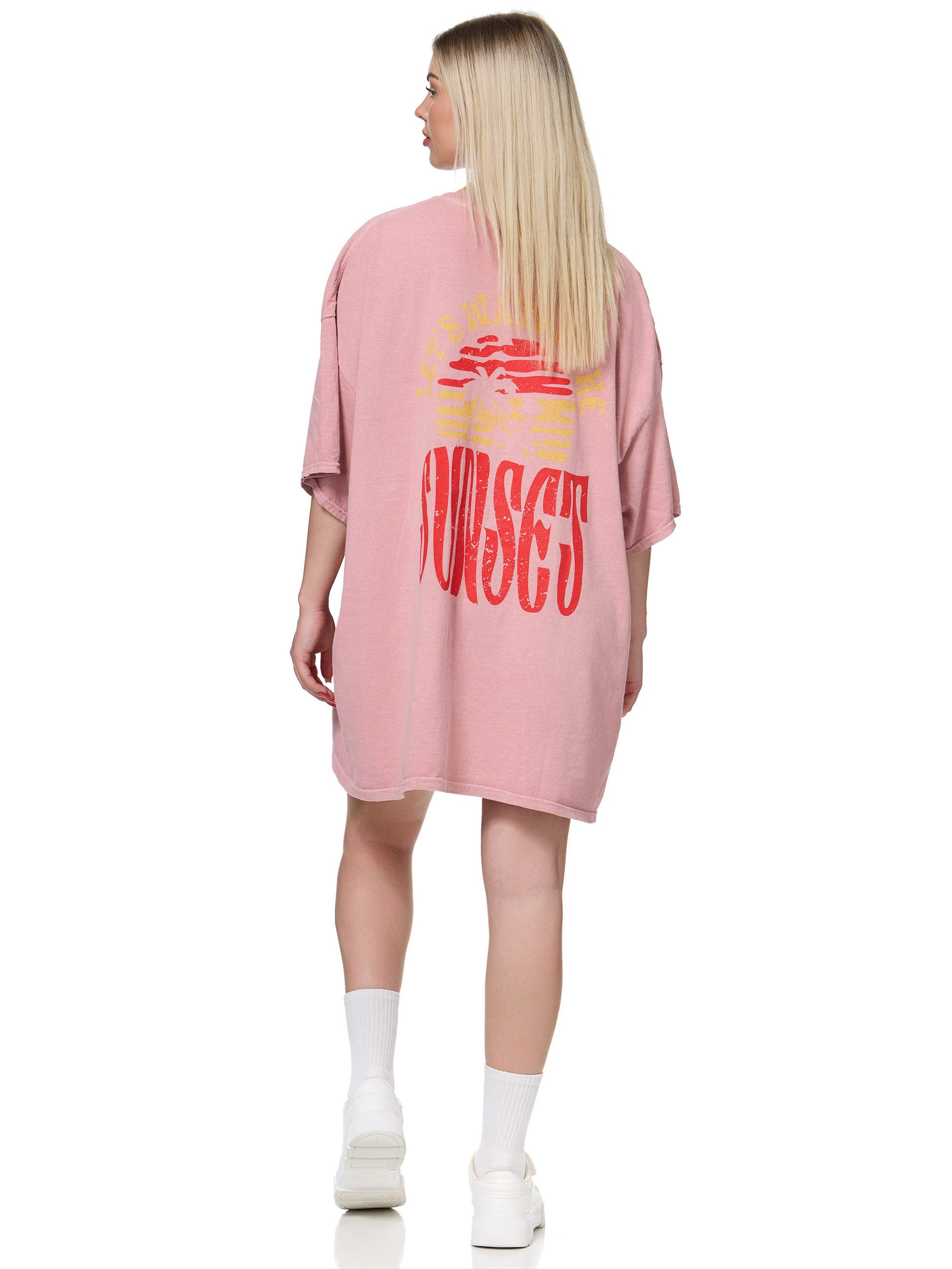 Worldclassca T-Shirt Worldclassca Oversized Print SUNSET günstig online kaufen