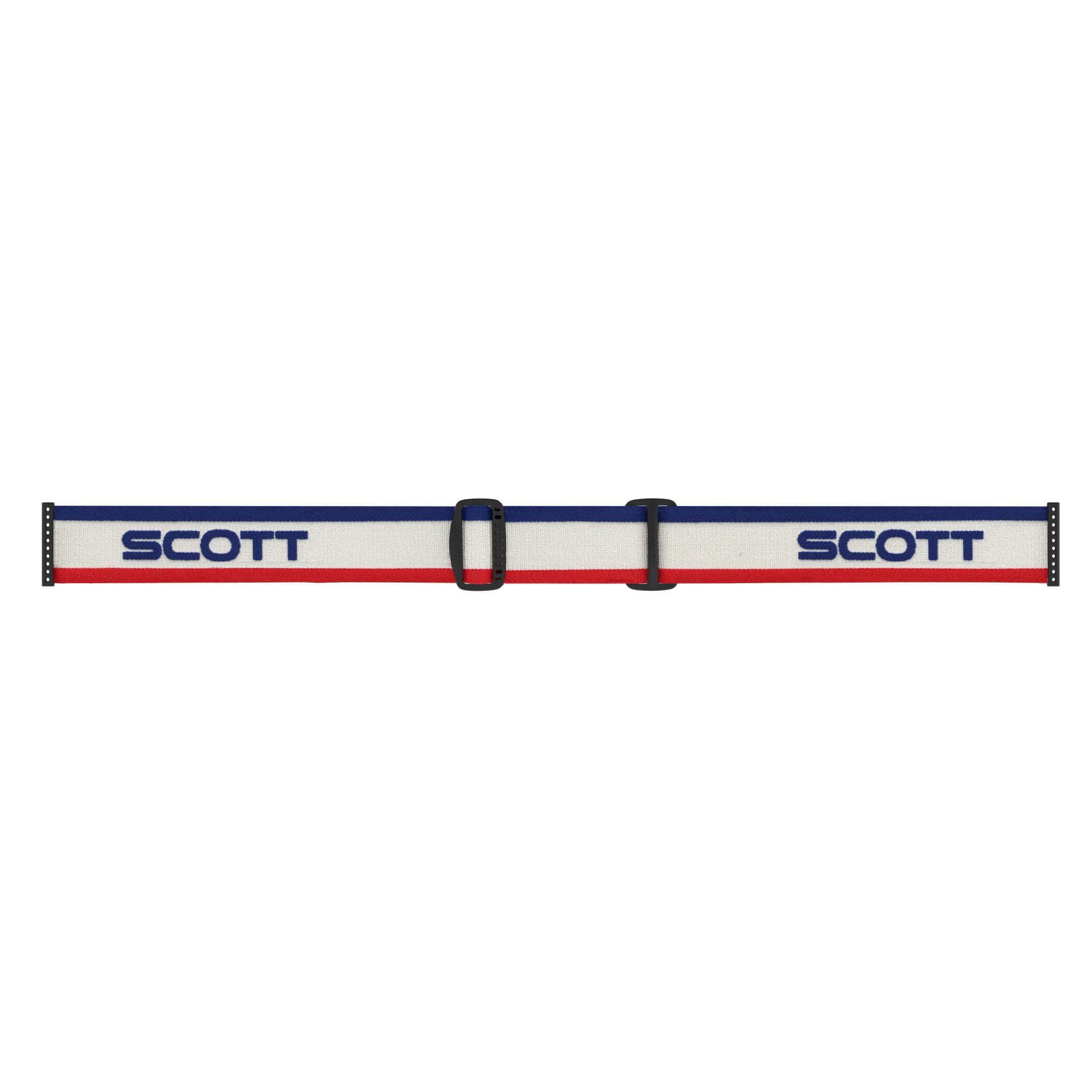Scott Beige Chrome Accessoires Blue Scott Enhancer Yellow Goggle Shield - Skibrille -