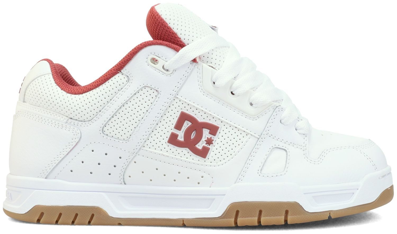 DC Shoes DC Shoes Stag White/Brick Red/Gum Sneaker