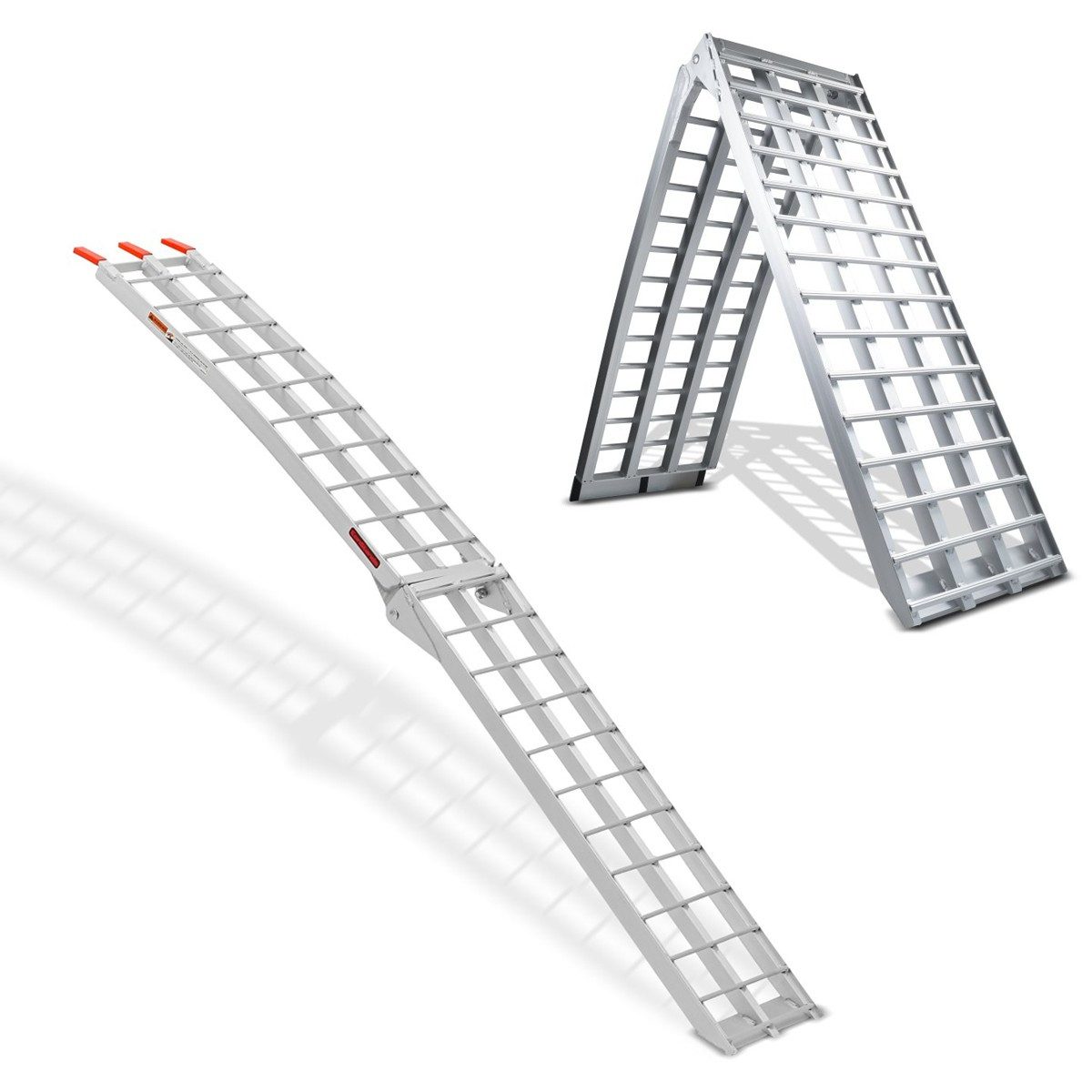 ConStands Motorradheber Set Alu Auffahrrampe + Auffahrrampe S1