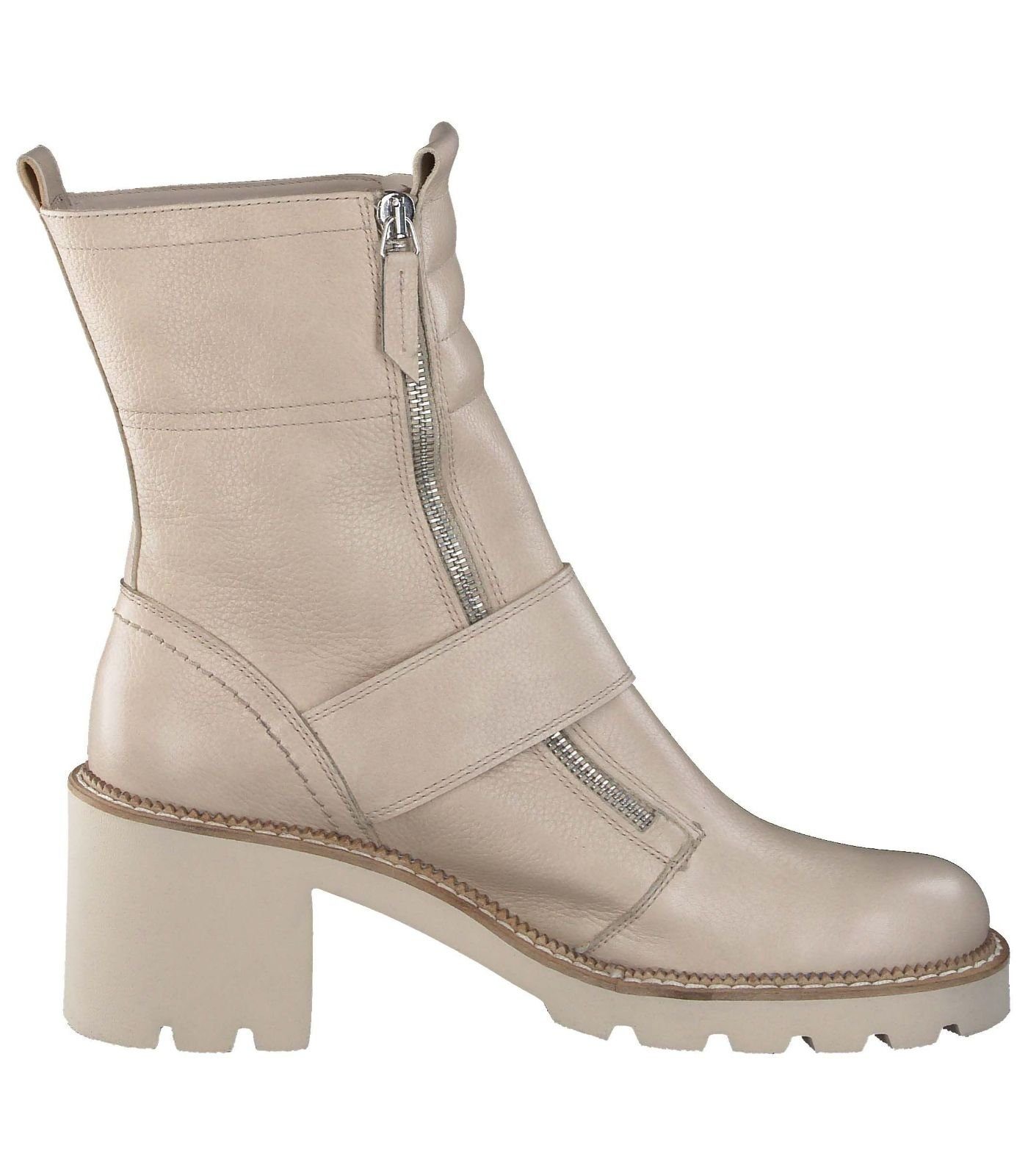 Paul Green Snowboots Stiefelette Beige Glattleder