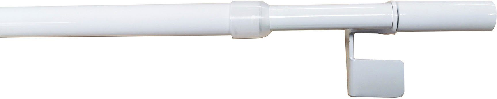 indeko Scheibenstange Fine, Ø 10 mm, 1-läufig, ausziehbar, geklemmt, Aluminium, stufenlos verstellbare Klemmstange