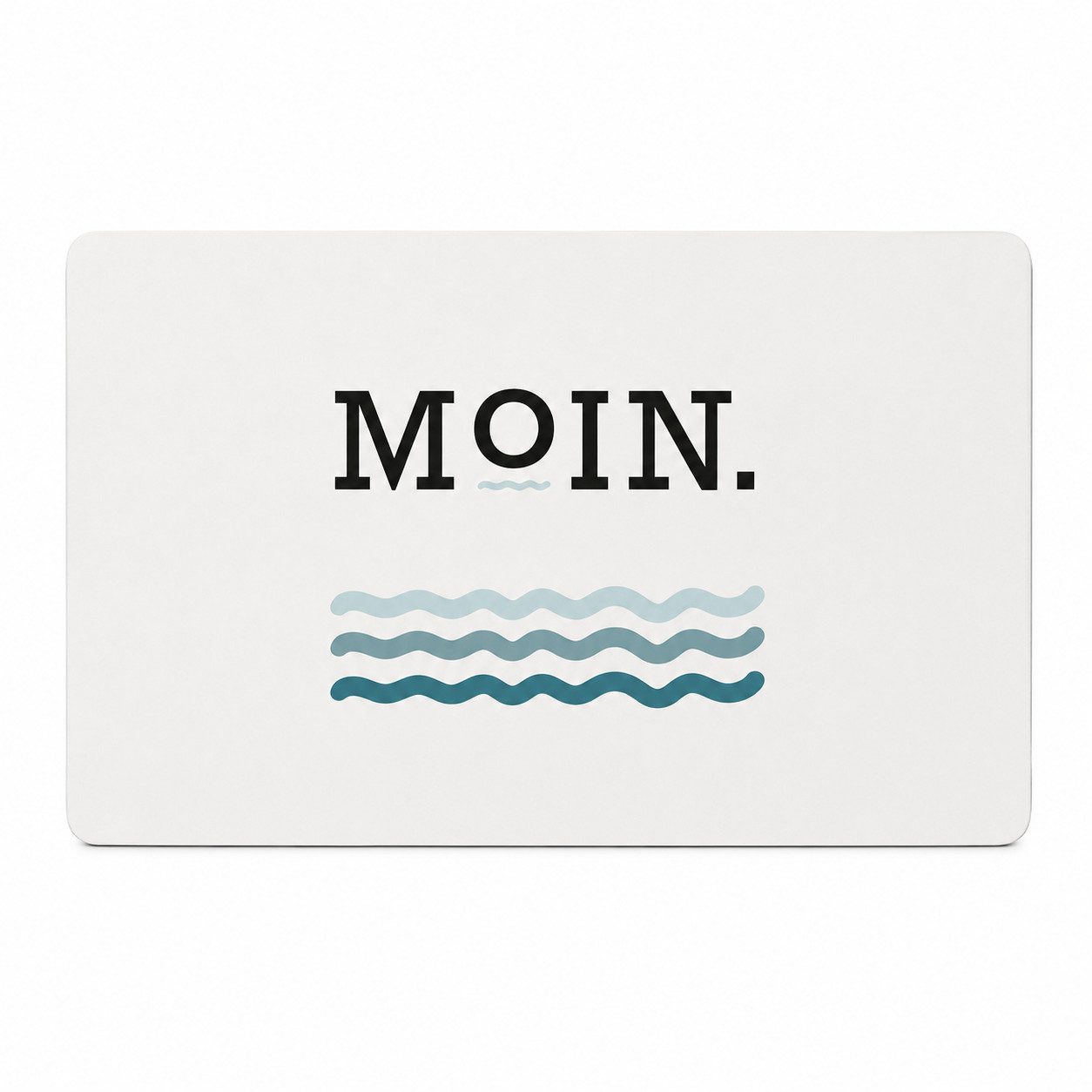 PPD Frühstücksbrett Frühstücksbrettchen aus Resopal - Moin, Resopal, (1-St)