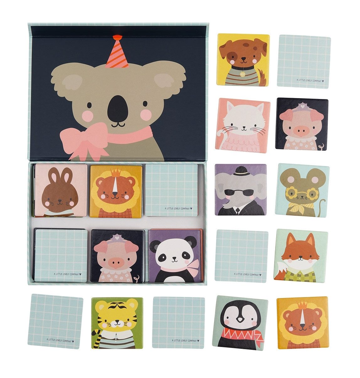 A Little Lovely Company Lernspielzeug Memory Spiel Waldtiere 3J+