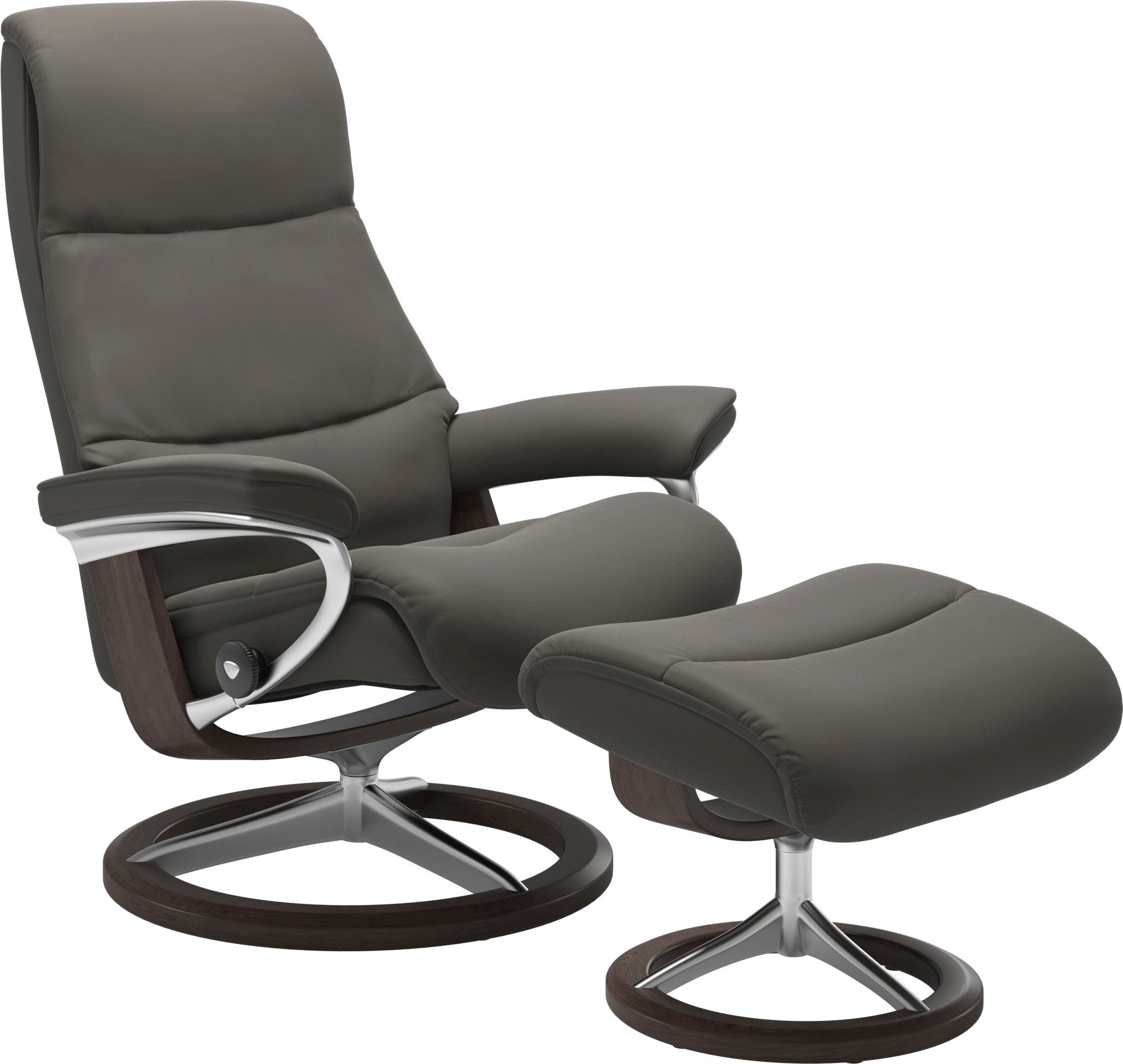 Relaxsessel Wenge mit Signature View, Base, Stressless® L,Gestell Größe