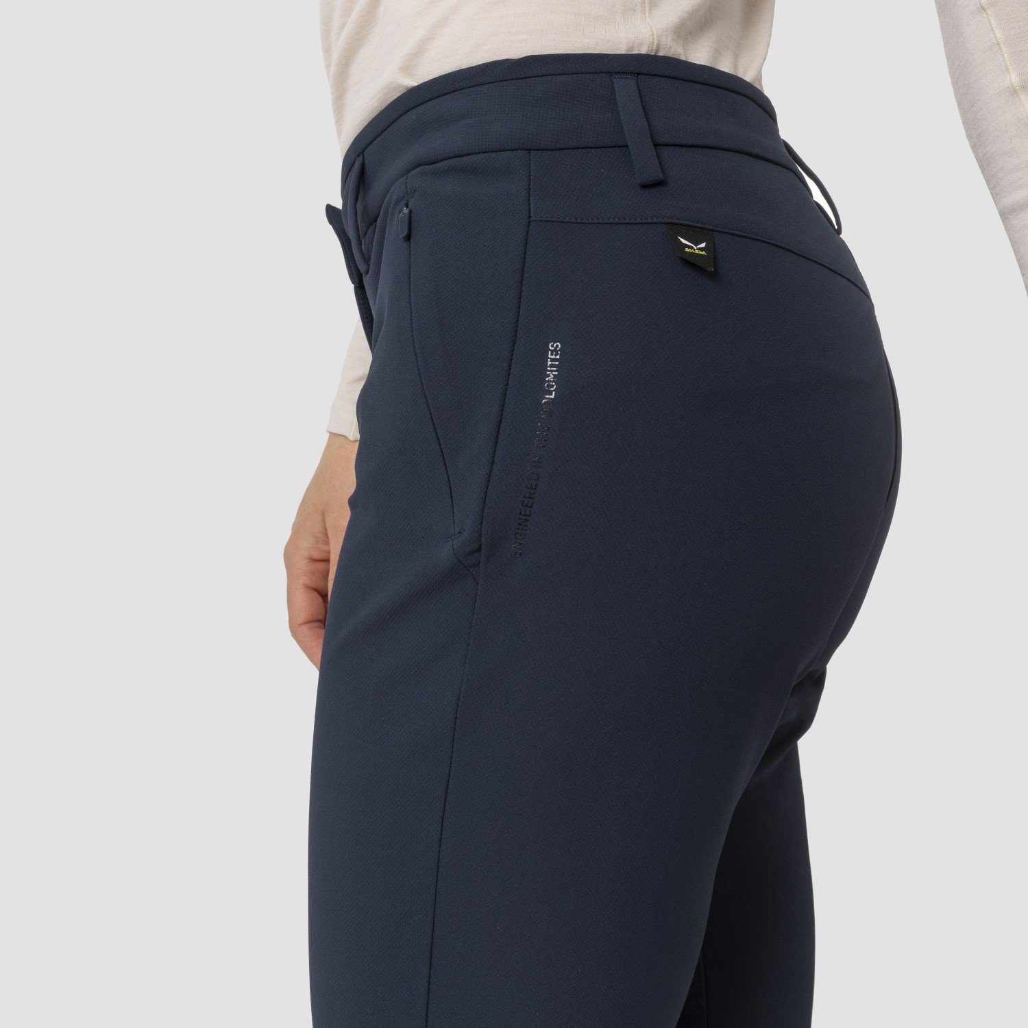 Puez schwarz Outdoorhose für Damen Dolomitic (0-tlg) Wasserabweisend Salewa