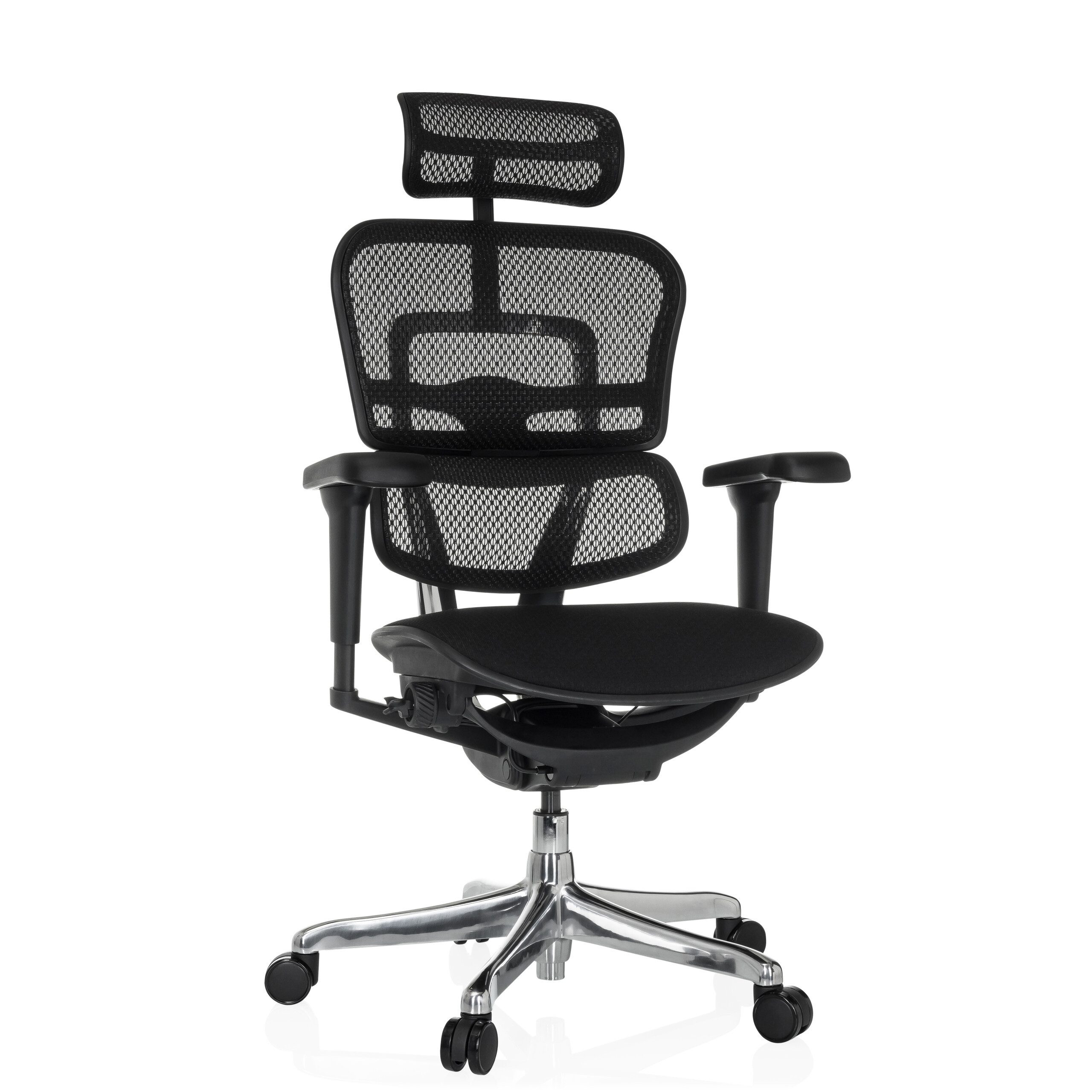 hjh OFFICE Drehstuhl Luxus Chefsessel ERGOHUMAN ULTRA F GEN2 Netzstoff (1 St), Profi Bürostuhl Schreibtischstuhl ergonomisch
