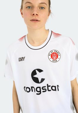 St. Pauli Fußballtrikot Auswärts Gerade Shirt mit Druck
