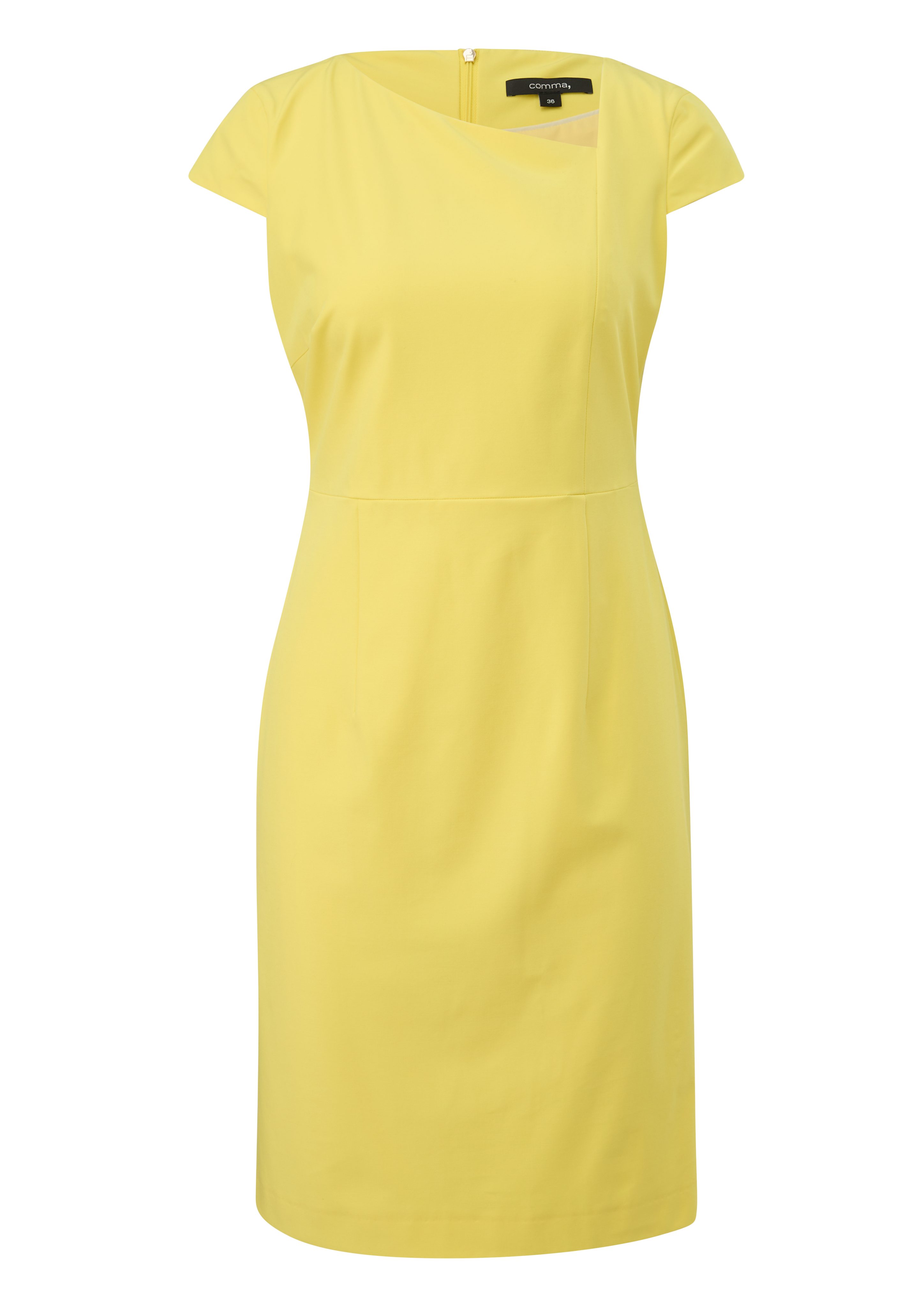 Minikleid Kleid mit asymmetrischem Ausschnitt