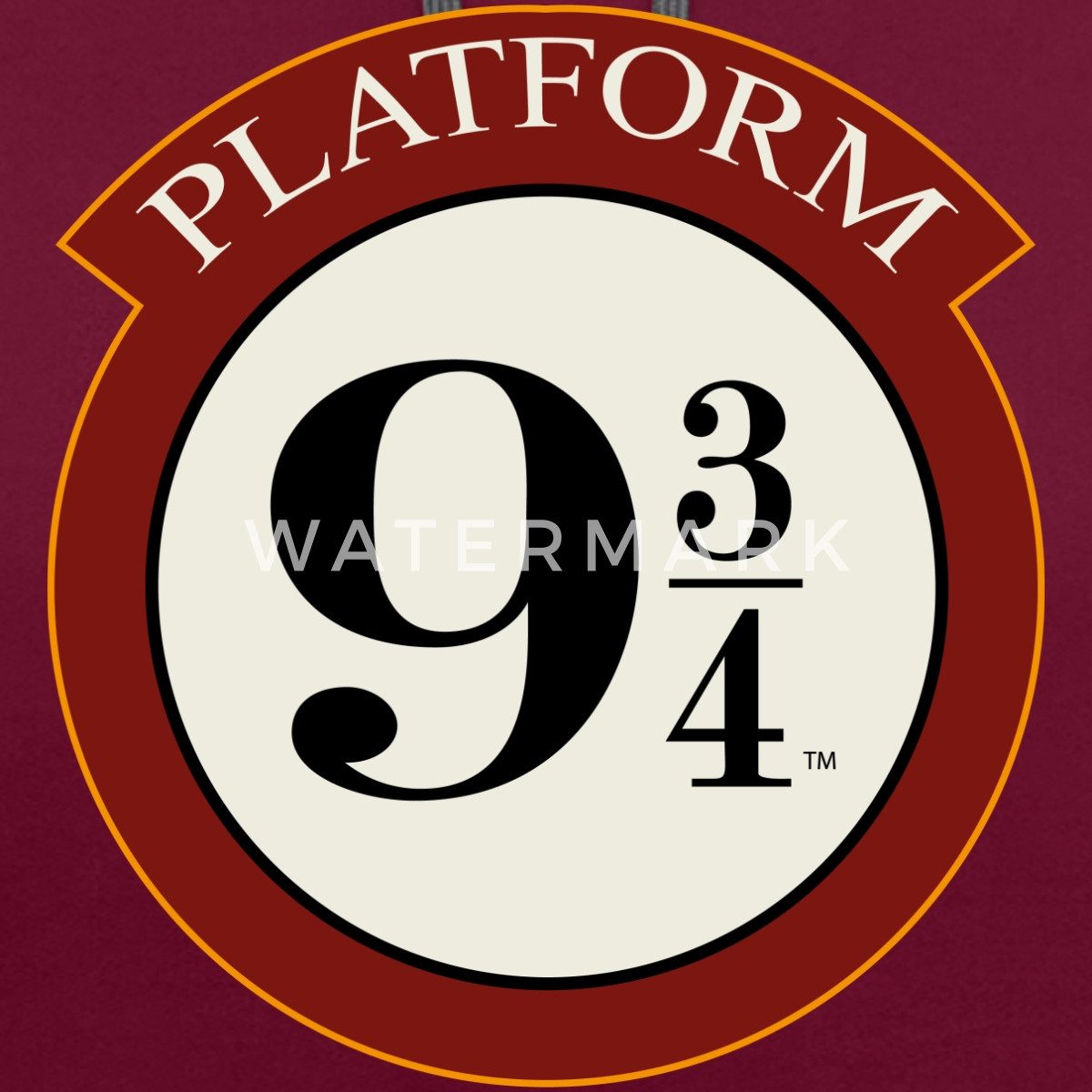 Spreadshirt Hoodie Harry Potter Platform 9 3/4 Unisex Kontrast Hoodie (1-tl günstig online kaufen