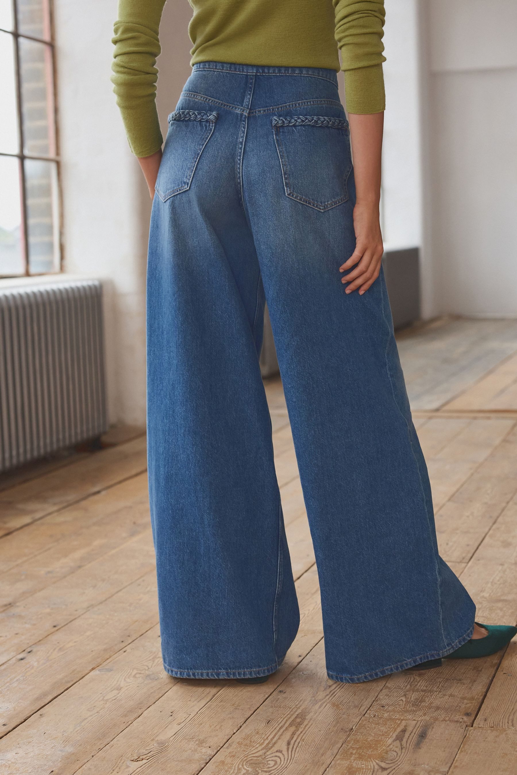 Next Weite Jeans Weite Jeans mit günstig online kaufen