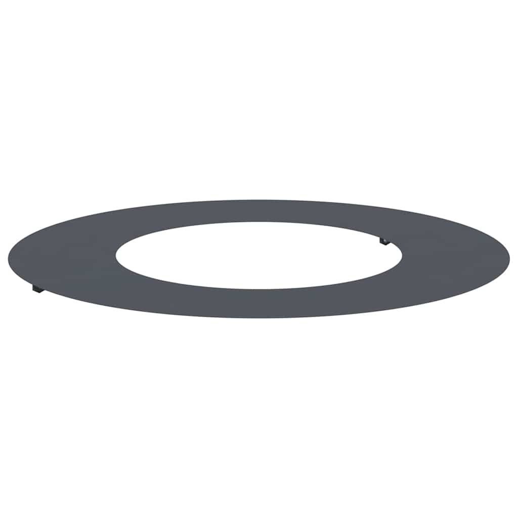 vidaXL Blumentopf Flacher Baumring Anthrazit Ø40 günstig online kaufen