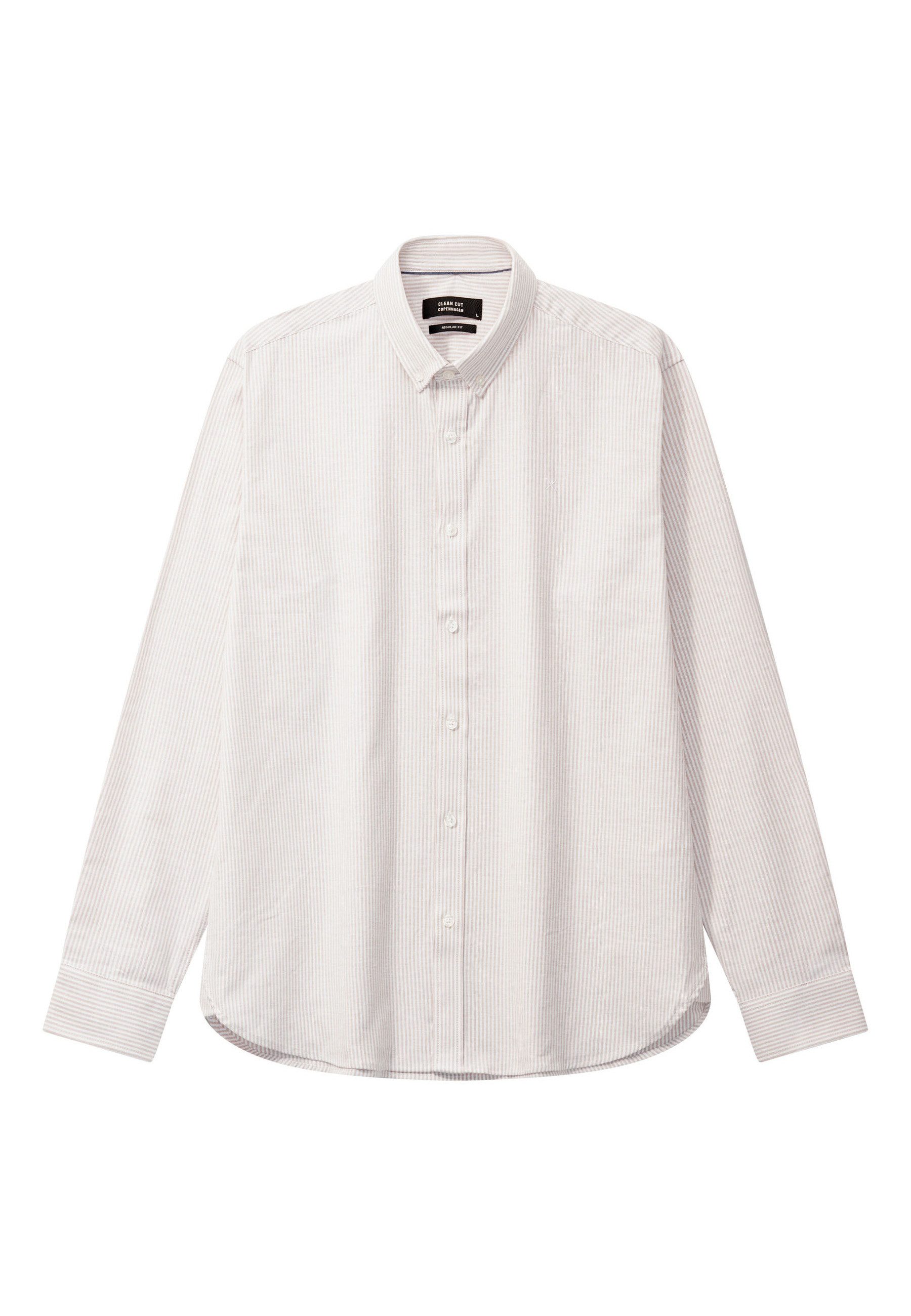 Clean Cut Copenhagen Langarmhemd Clean Cut Copenhagen Oxford Stretch Stripe L/S (1-tlg)