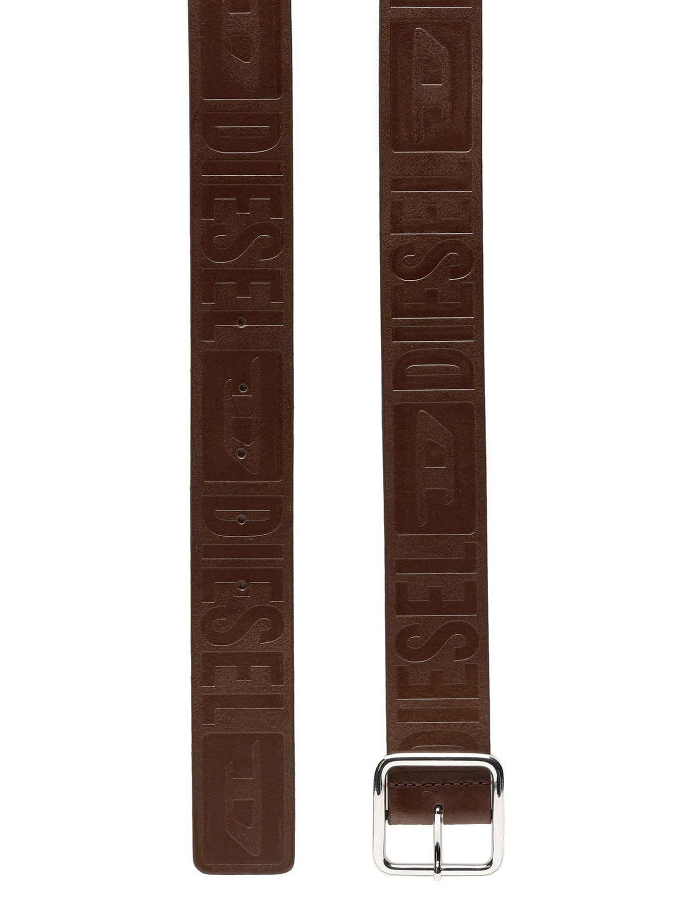 Diesel Ledergürtel mit geprägtem „Diesel D“-Logo - B-ILLY II 100% Echtleder, Hergestellt in Italien
