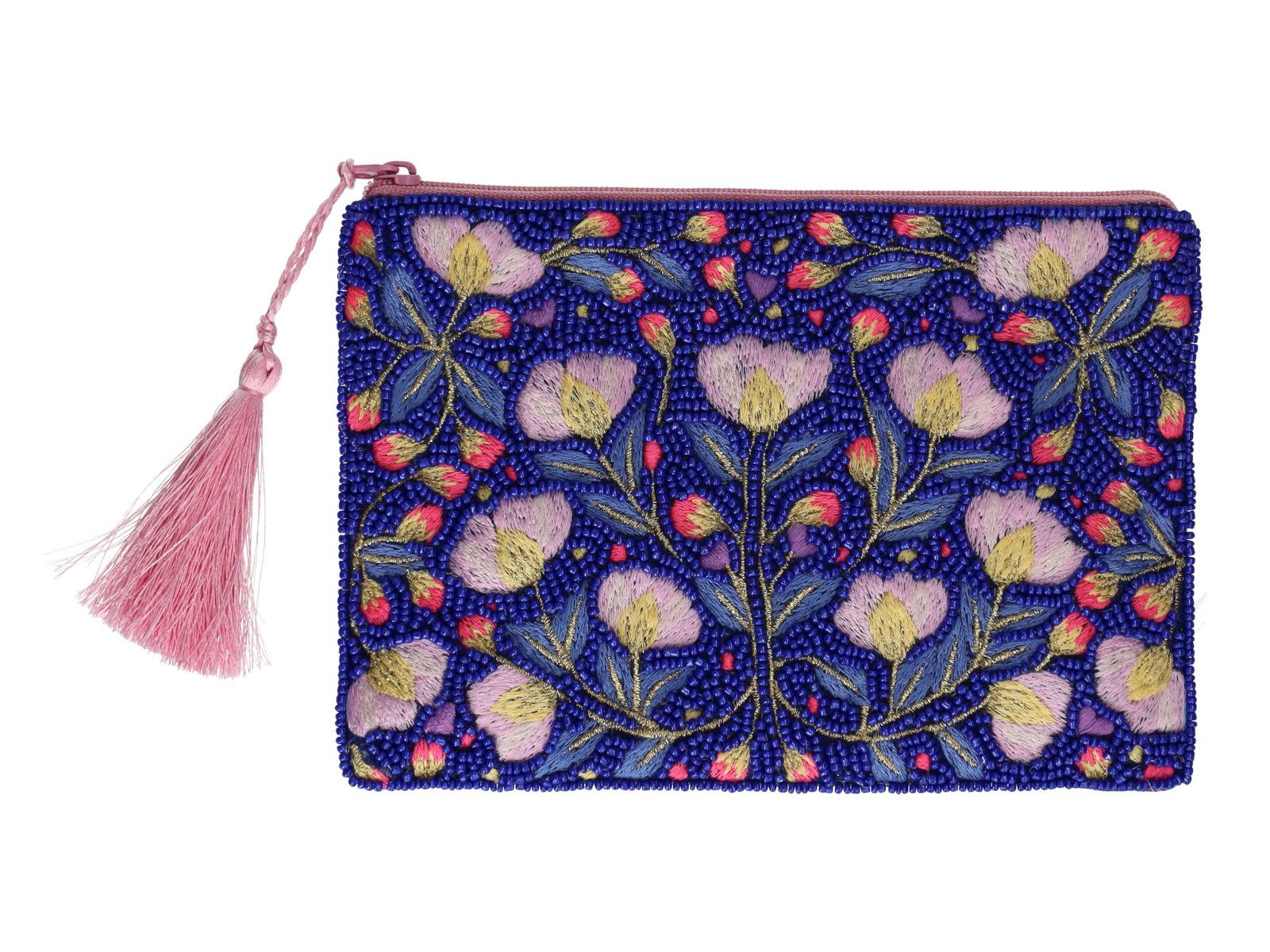 Giftcompany Kosmetiktasche Elodie Kosmetiktasche M Blüten blau 18cm