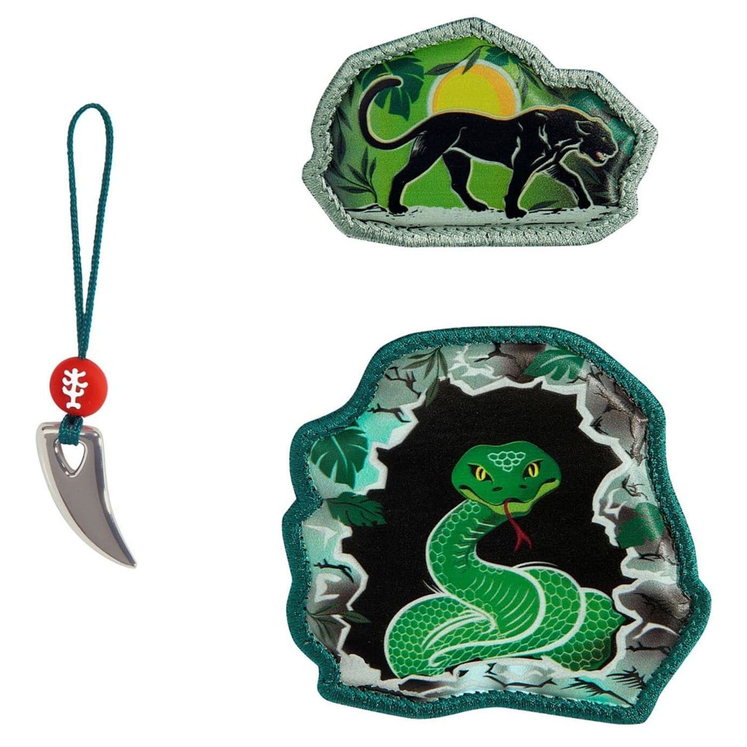 Schulranzen Zubehör-Set "Magic Mags" (Jungle Snake)