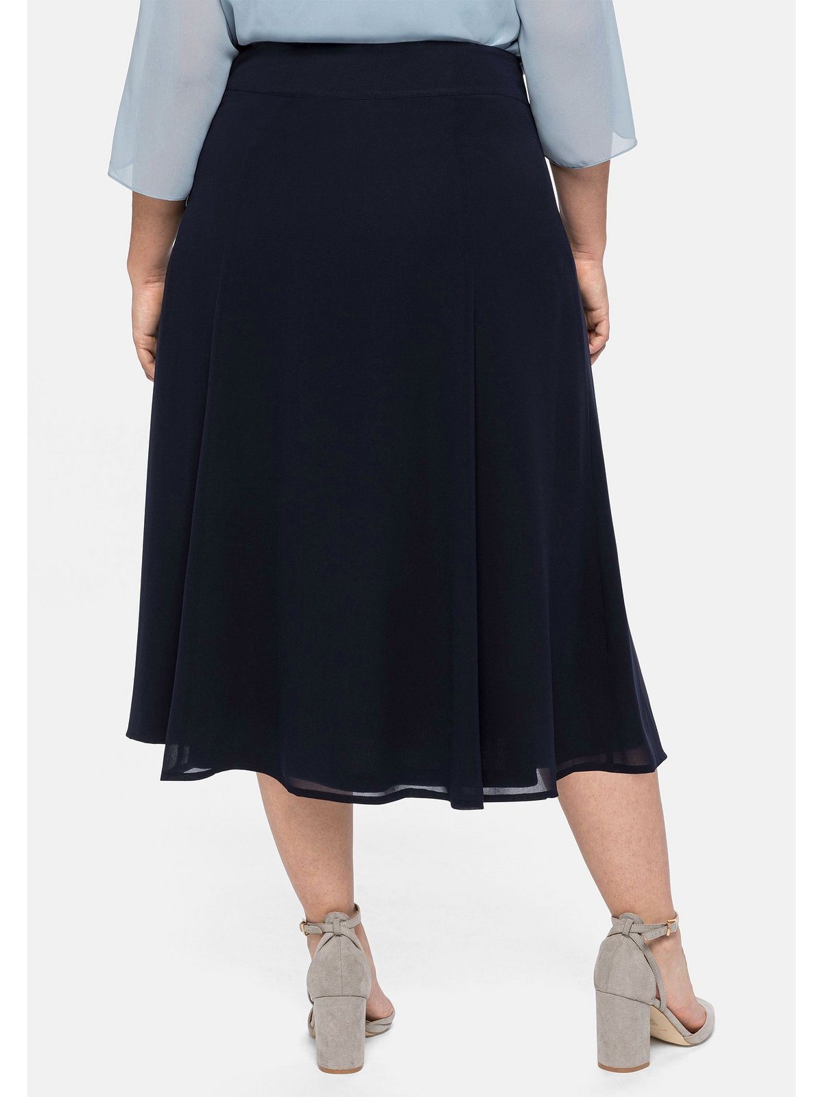 Sheego Sommerrock Große Größen in leicht ausgestellter Form