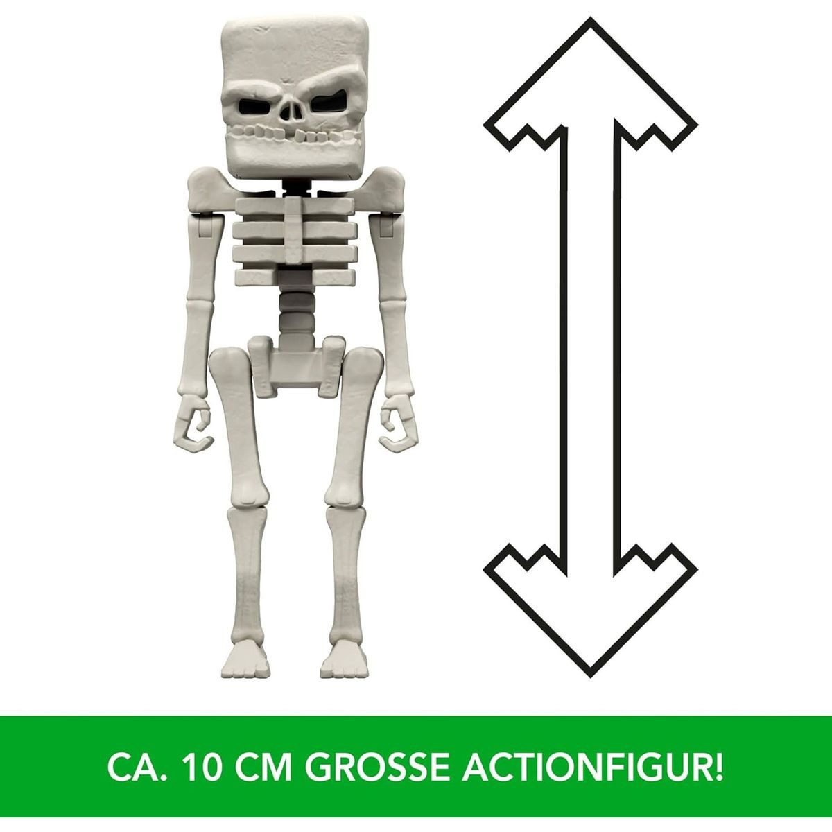 Mattel® Actionfigur Mattel JFR60 - Minecraft - Movie - Actionfigur- und Zubehörset, Skele – Bild 4 von 4