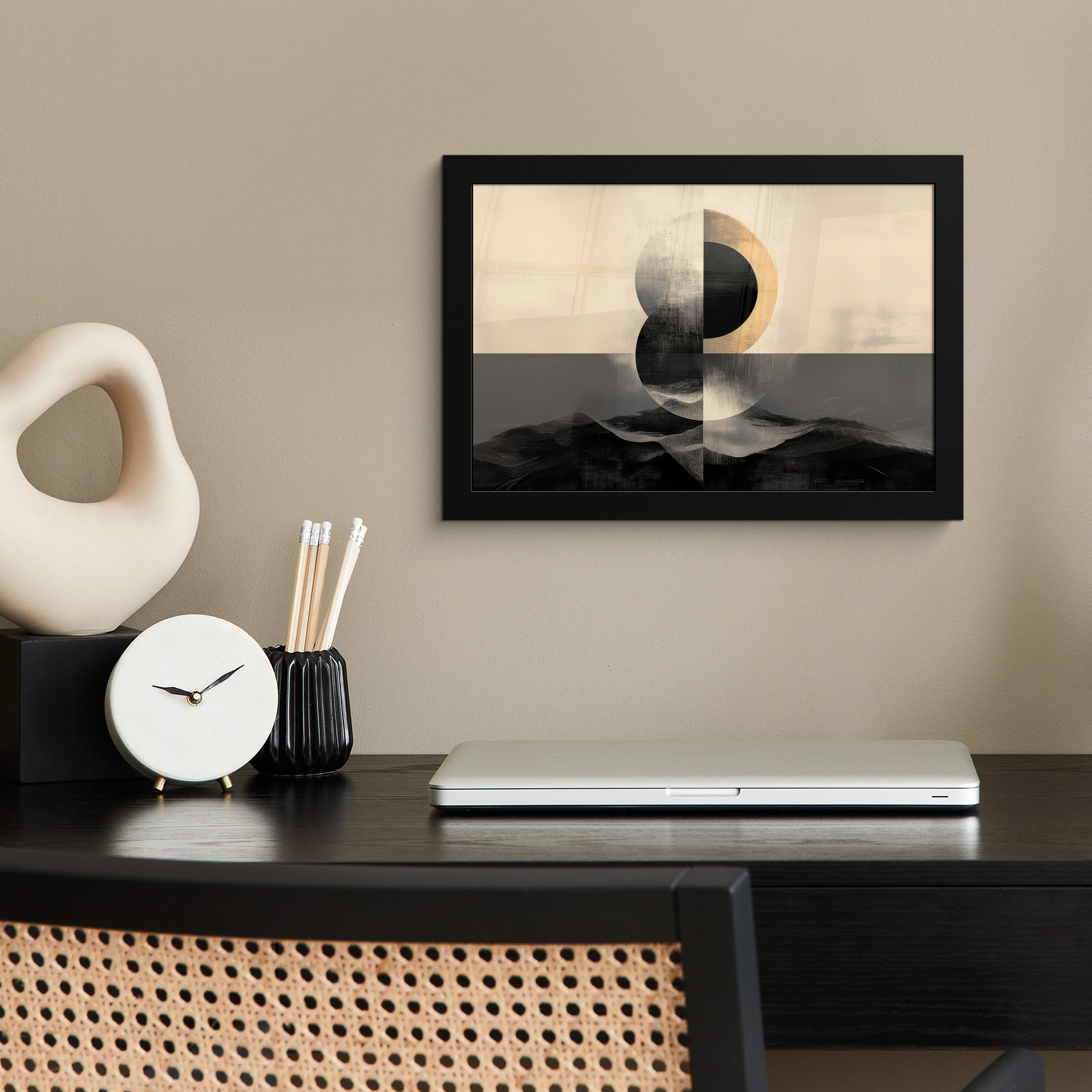MuchoWow Poster Kreise - Schatten - günstig online kaufen