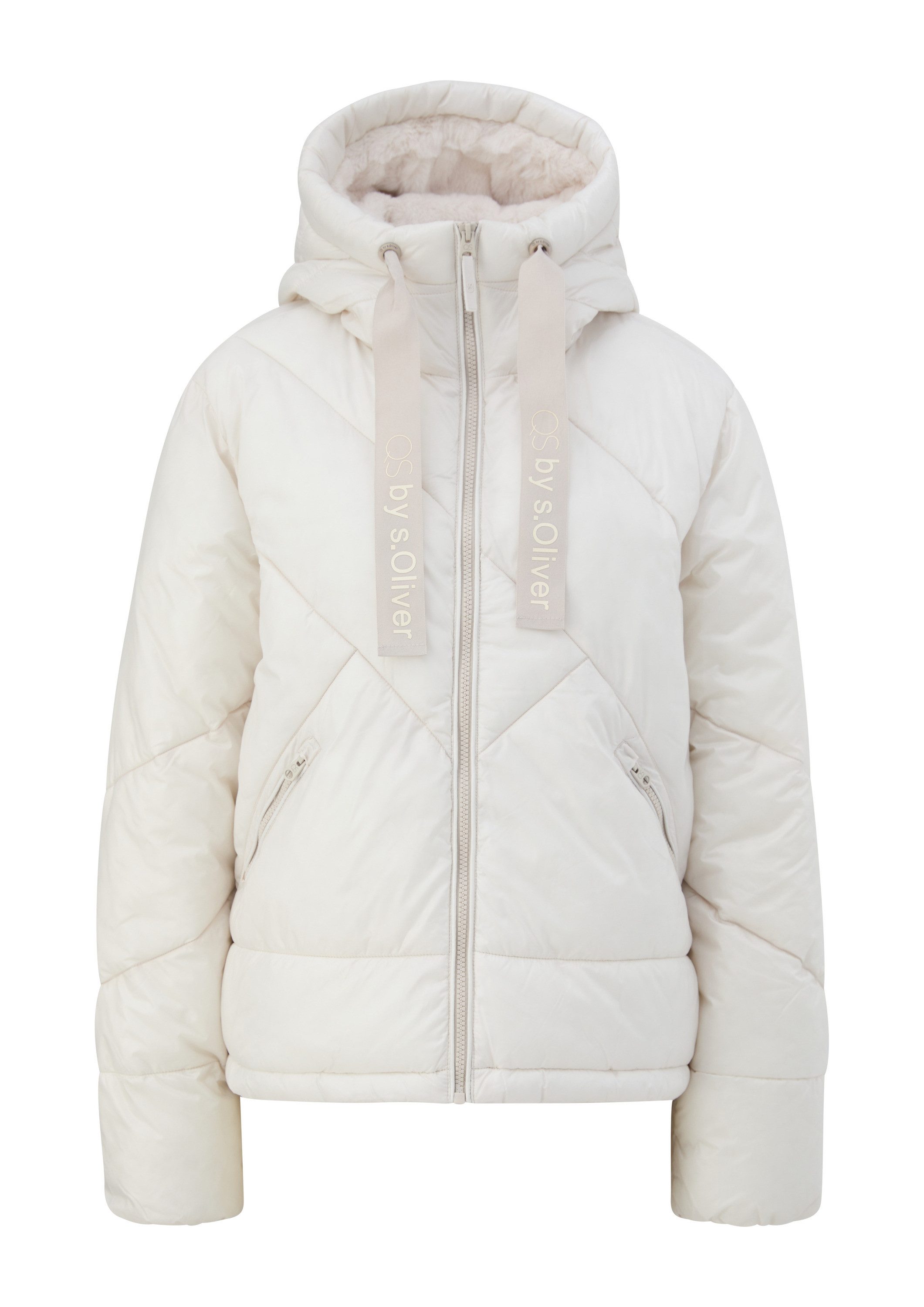 QS Winterjacke Outdoor-Jacke Steppjacke im Fabricmix günstig online kaufen