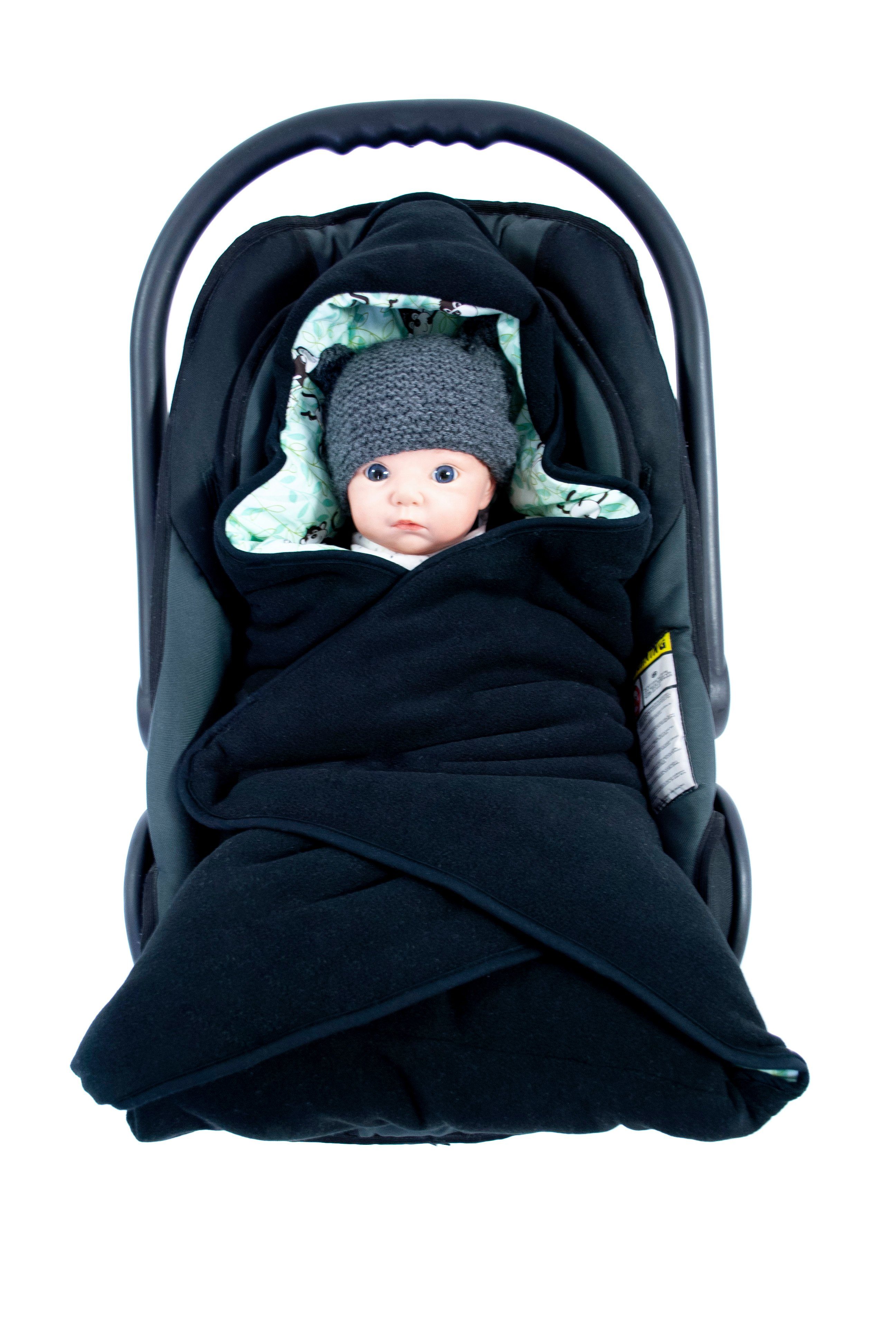 Einschlagdecke »Einschlagdecke Winter XL in verschiedenen Farben«, HOBEA-Germany,  passend für Babyschalen mit 3- und 5-Punkt-Gurtsystem online kaufen | OTTO
