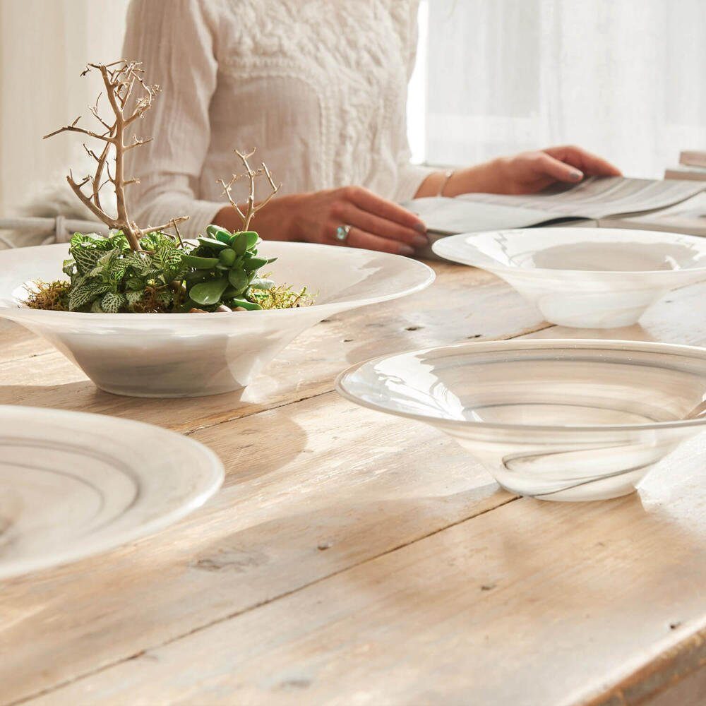 LEONARDO Dekoschale ALABASTRO Beige 35.4 cm