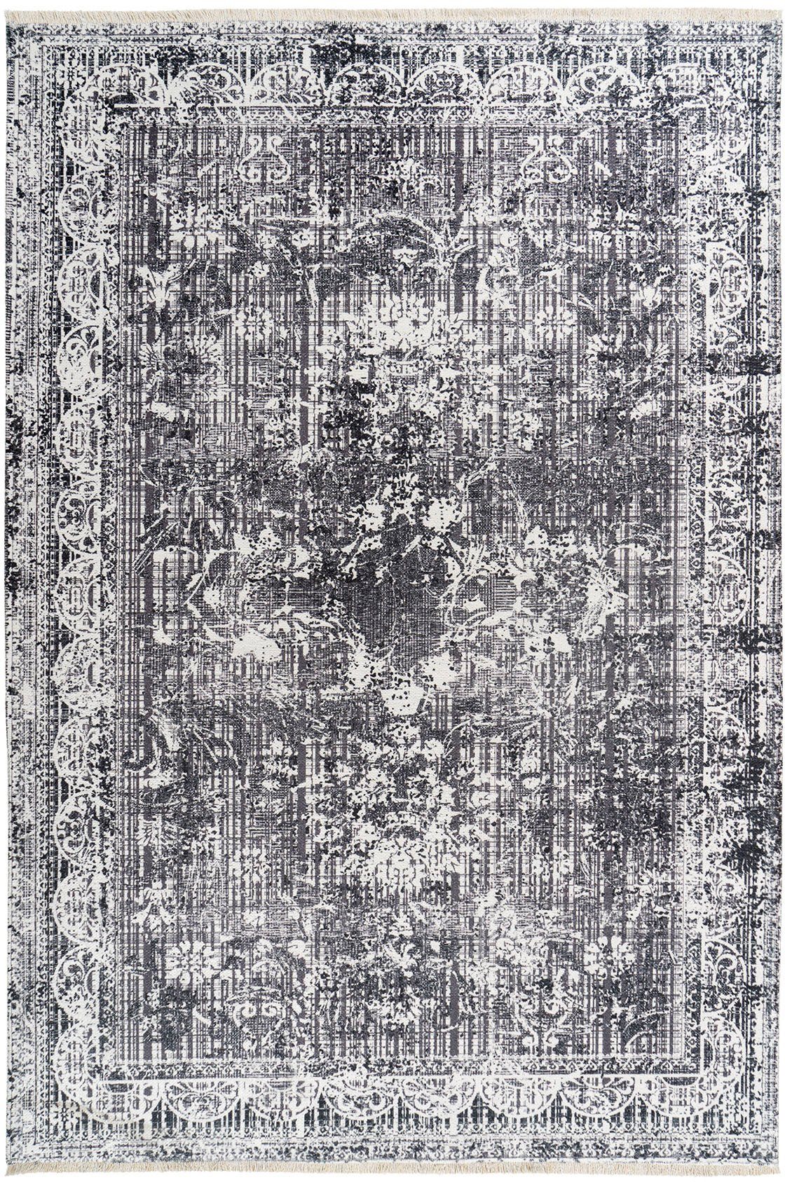 waschbar mm, mit rechteckig, My Valencia Vintage Teppich Fransen, Obsession, Höhe: 632, Orient-Optik, 6 Design,