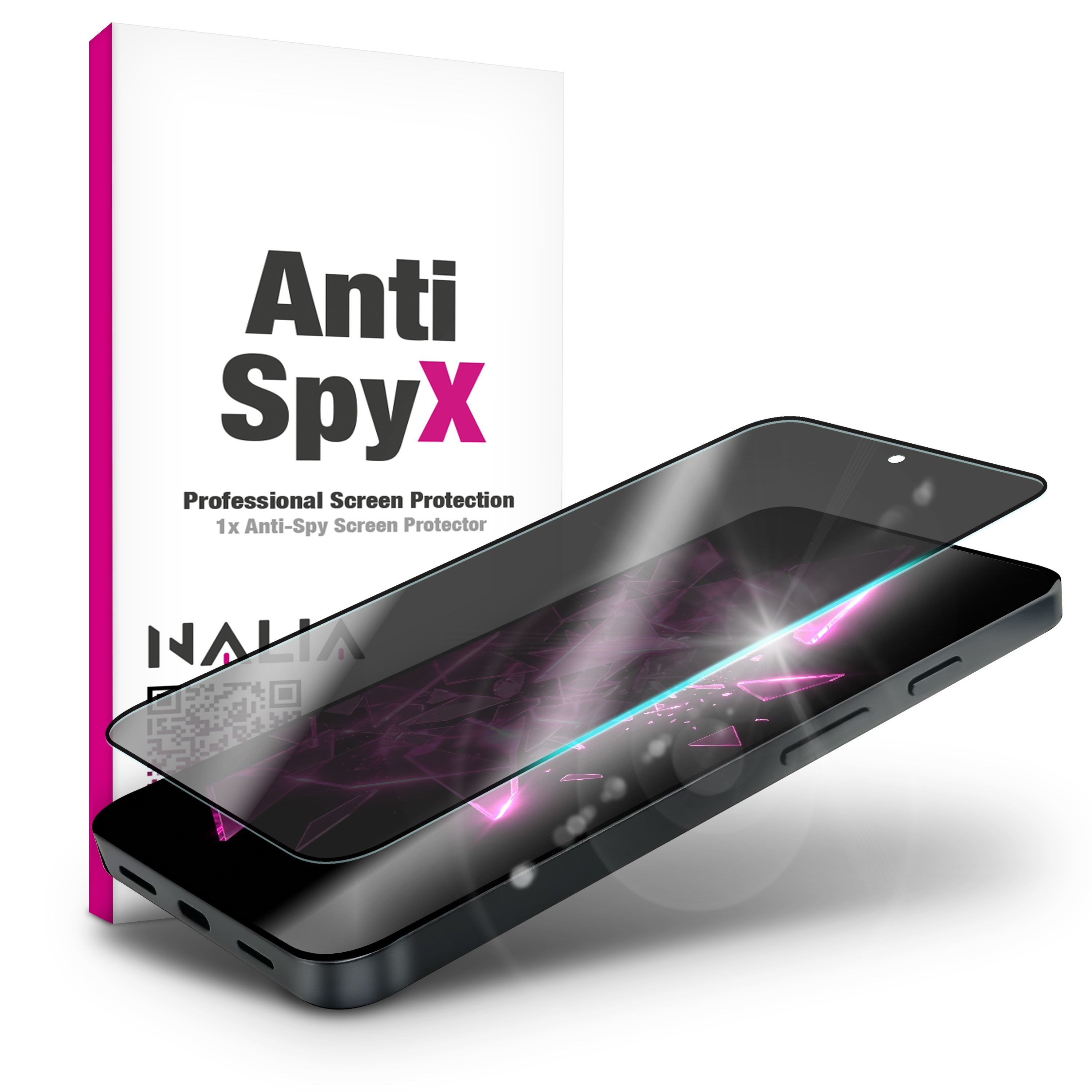 Nalia Schutzfolie Google Pixel 11 Pro XL, Displayschutzglas 9H / Anti-Spy Privacy Glas / Diskreter Sichtschutz