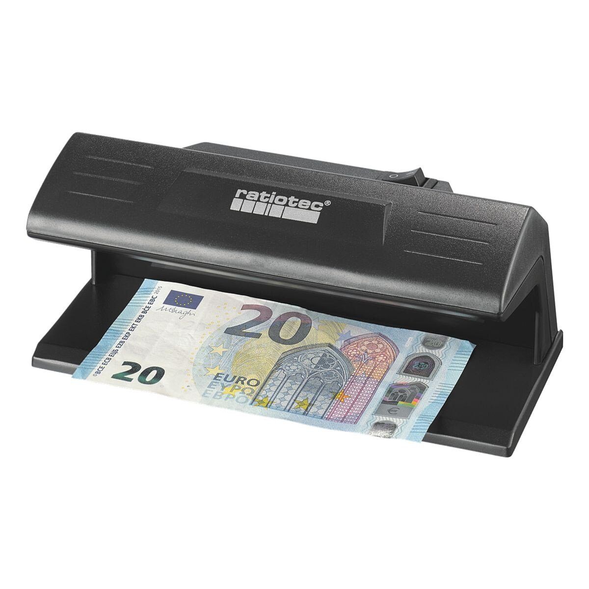 RATIOTEC Geldscheinprüfgerät Soldi 120 UV-LED, Prüfgerät für Geldscheine, Reisedokumente, offizielle Dokumente