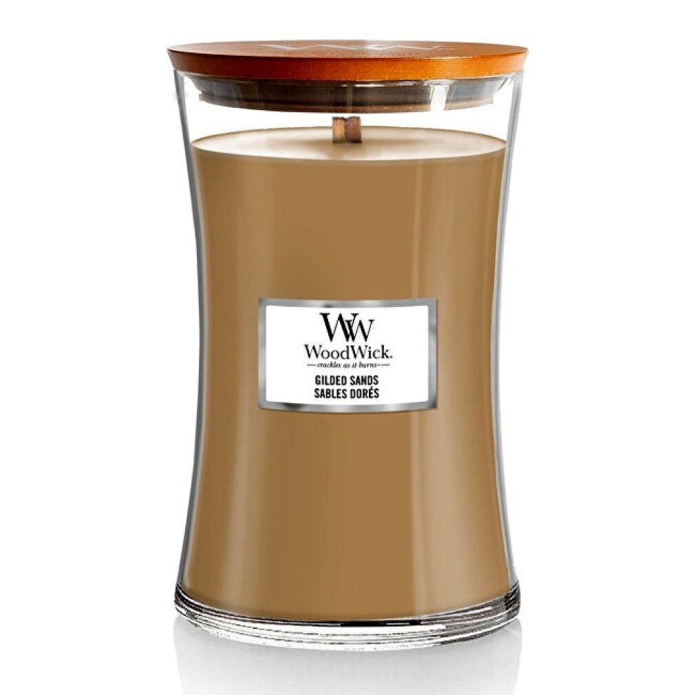 Woodwick Duftkerze Gilded Sands Duftkerze mit Holzdocht 609,5g