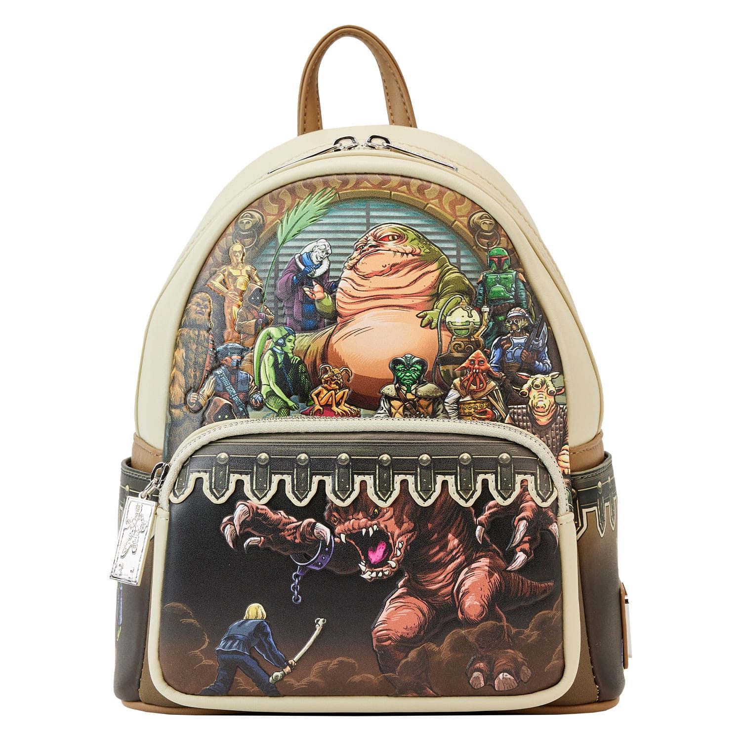 Loungefly Minirucksack Star Wars by Loungefly Rucksack 40th Anniversary Jabbas Palace (1-tlg), hochwertig und detailliert