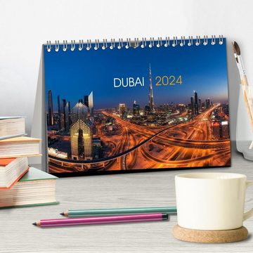 CALVENDO Wandkalender DUBAI - 2024 (Tischkalender 2024 DIN A5 quer), CALVENDO Monatskalender