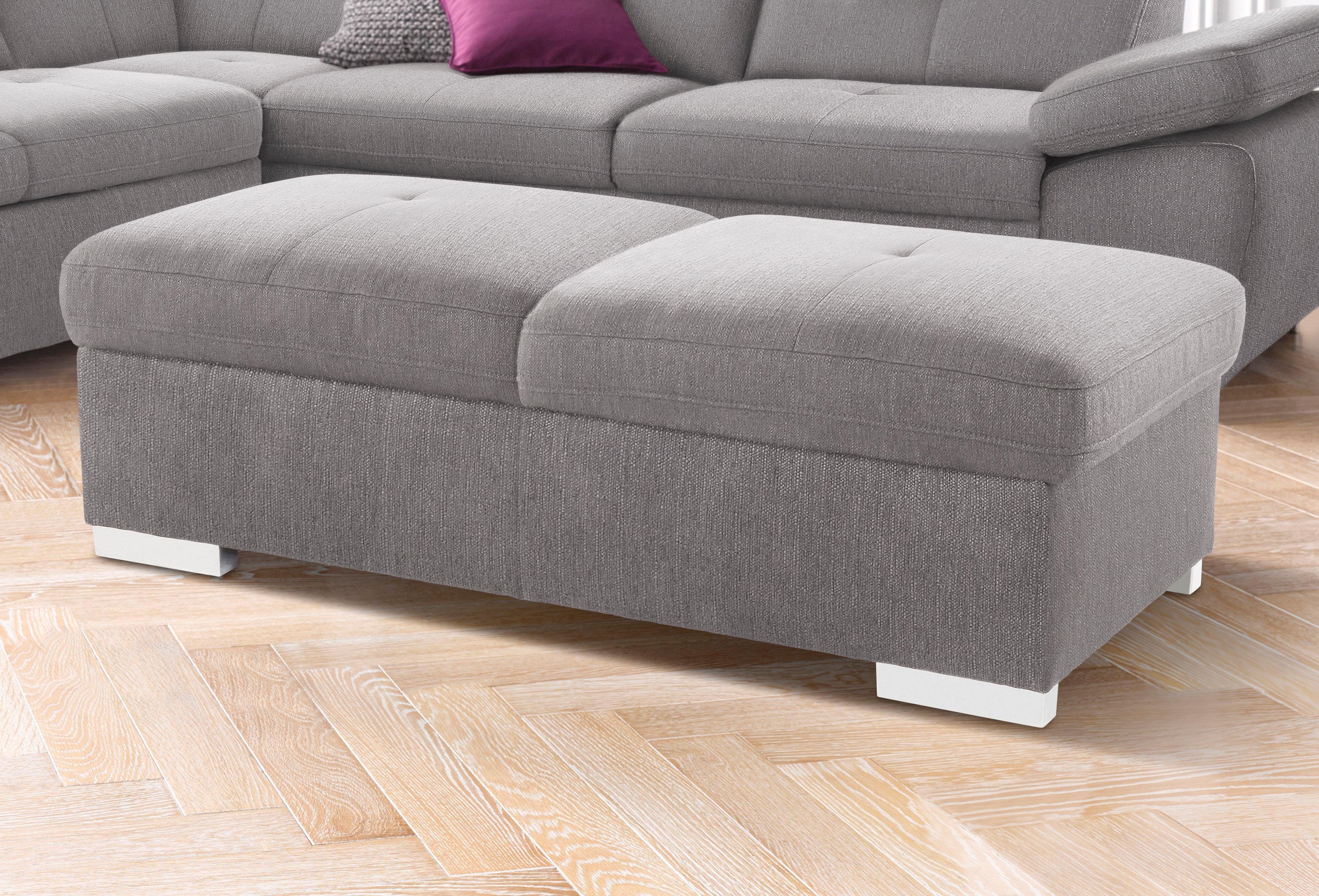 exxpo - sofa fashion Hocker Spring Bankhocker, guter Sitzkomfort und tolle Verarbeitungsdetails