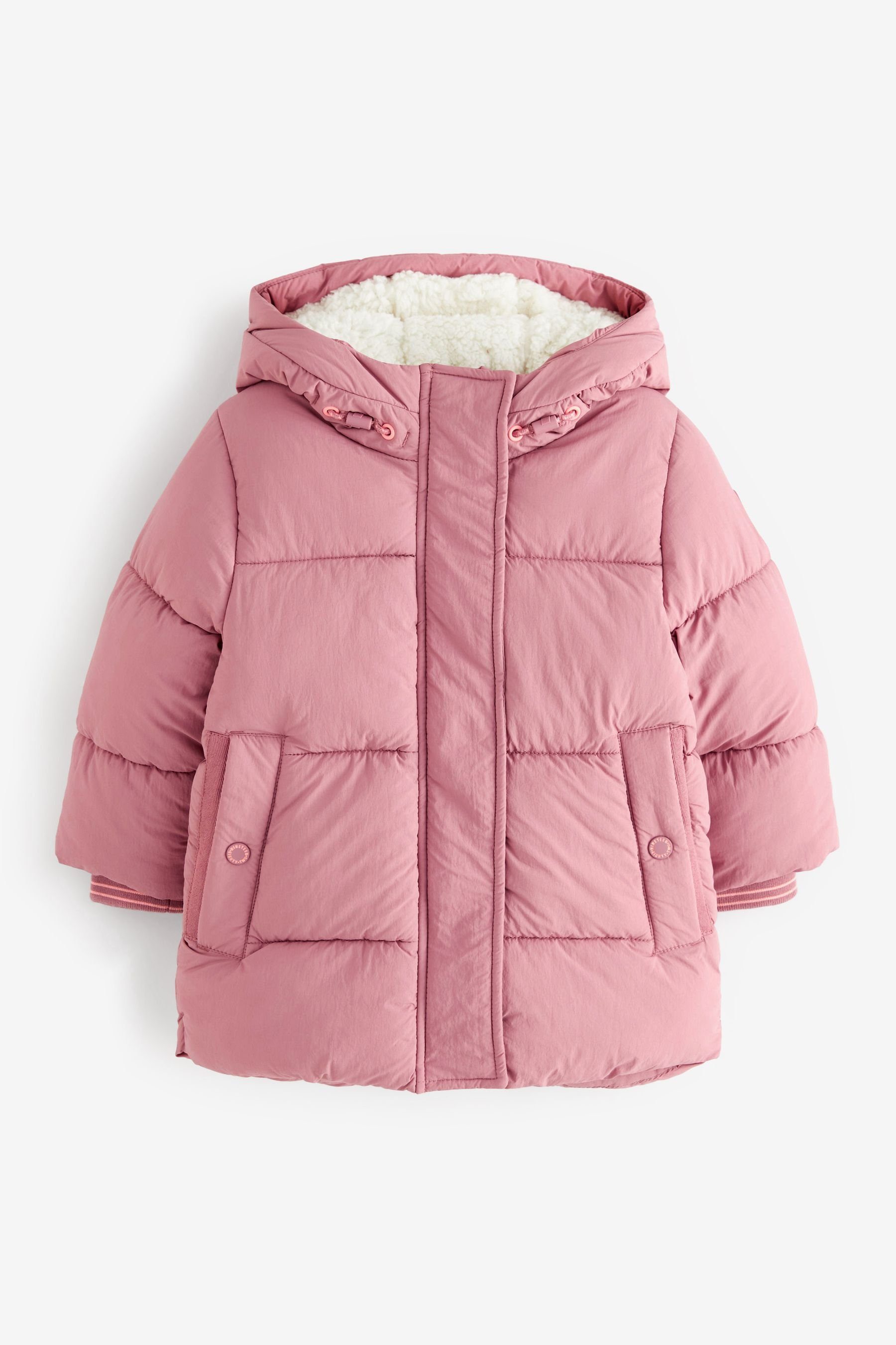 Mantel Wasserabweisender, Next (1-St) Pink wattierter Steppjacke