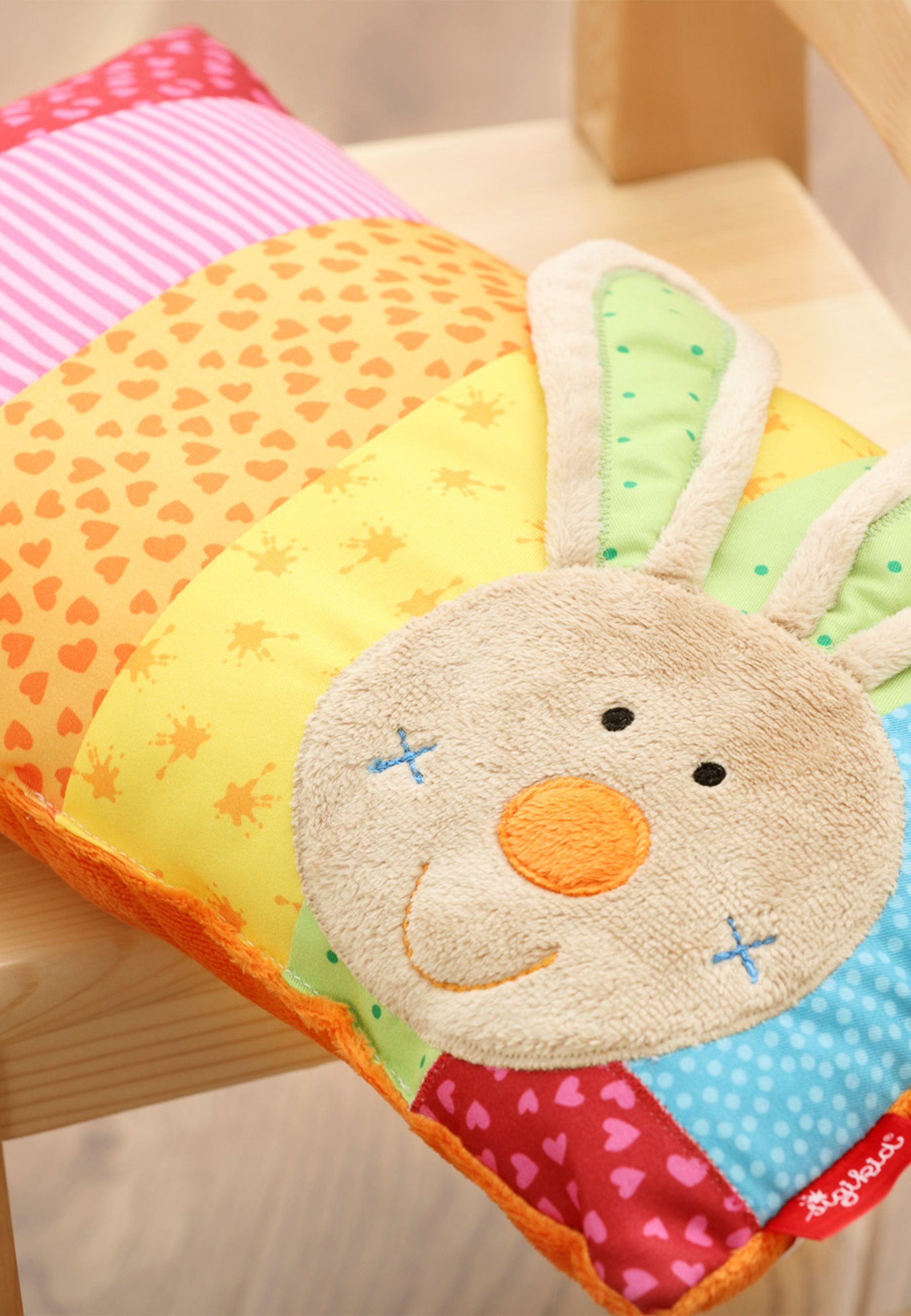 Sigikid Babykissen Rainbow Rabbit für Babys und Kleinkinder Unisex