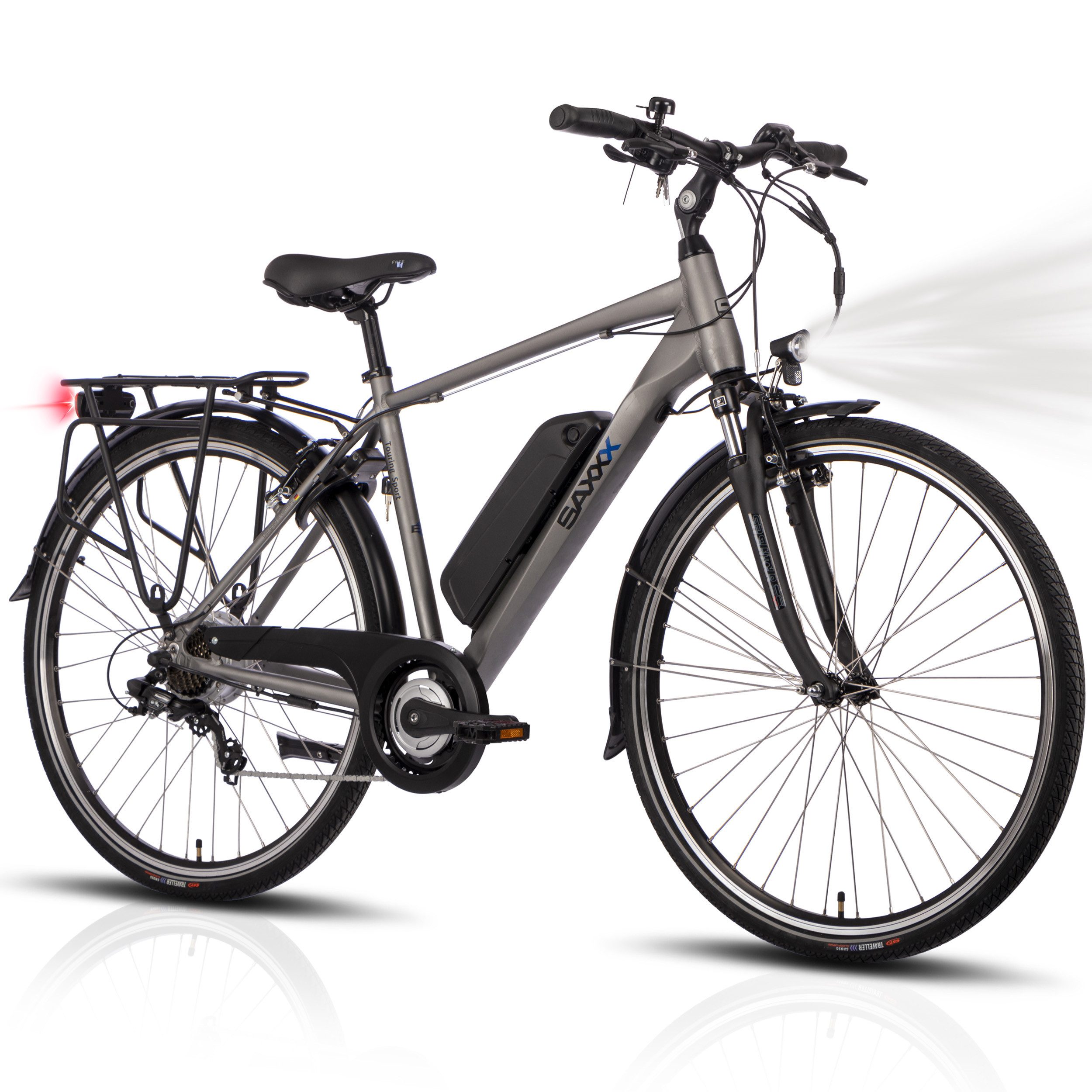 E-Bike Trekkingrad Herren 28 Zoll Touring Sport, elektrofahhrad bis zu 100km
