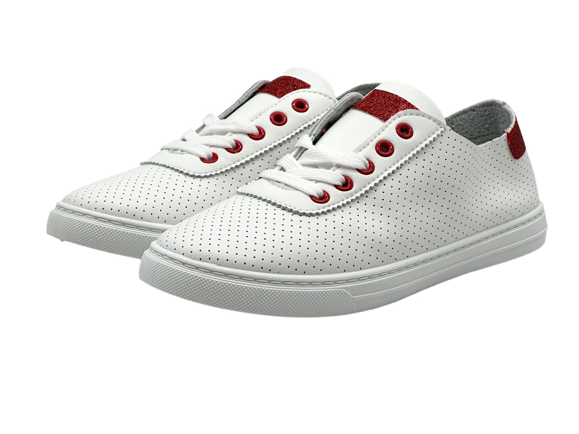 Nowaland Damen Ledersneaker aus besonders weichem Echtleder Sneaker Besonders weiches Echtleder und atmungsaktive Lochung