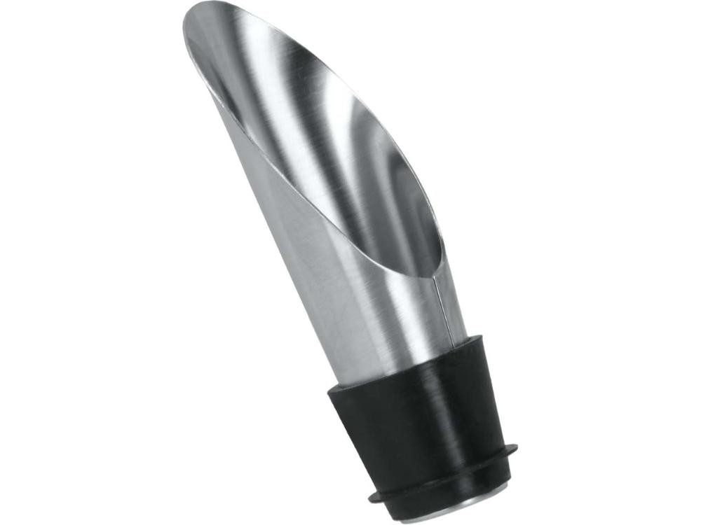 Metaltex Vierkantreibe Metaltex Weinausgießer aus Edelstahl, mit Tropf-St, Edelstahl, Silikon