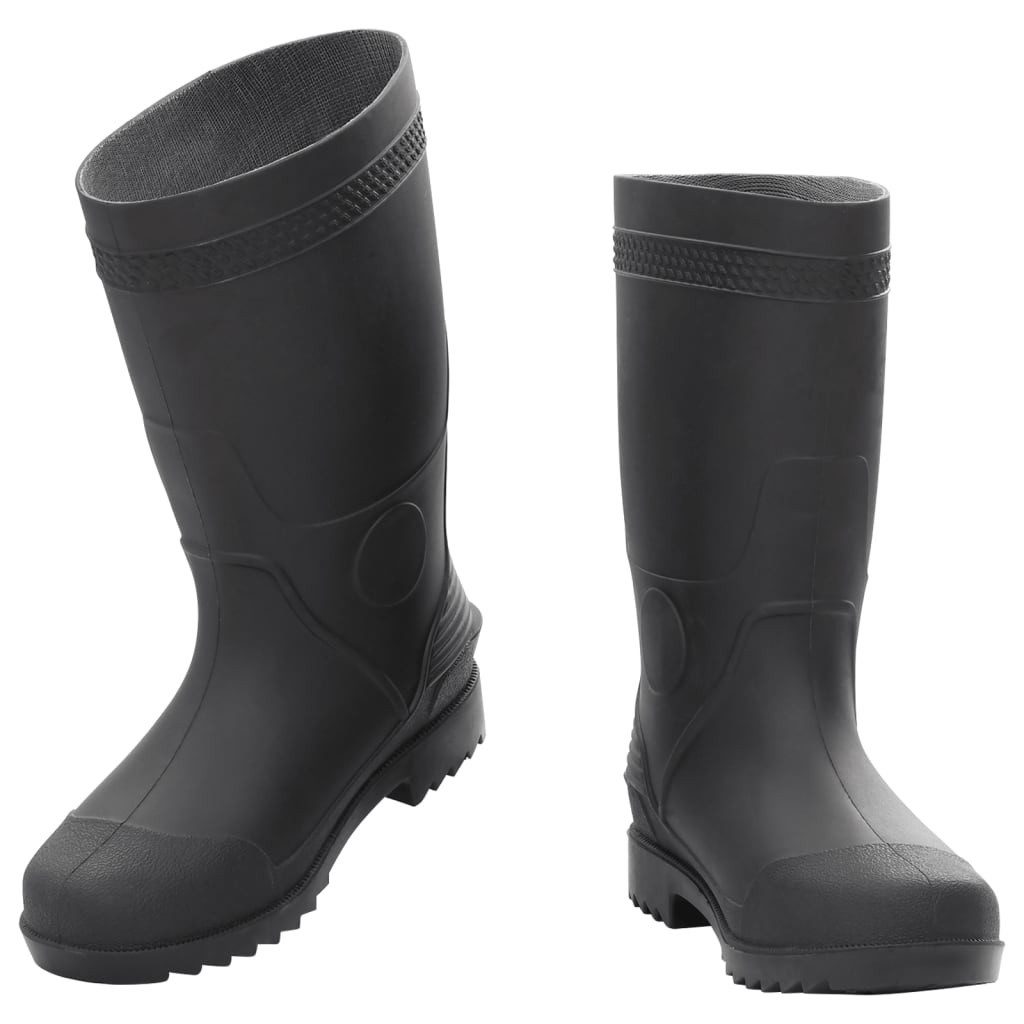 vidaXL Wathose Gummistiefel Schwarz Größe 40 PVC