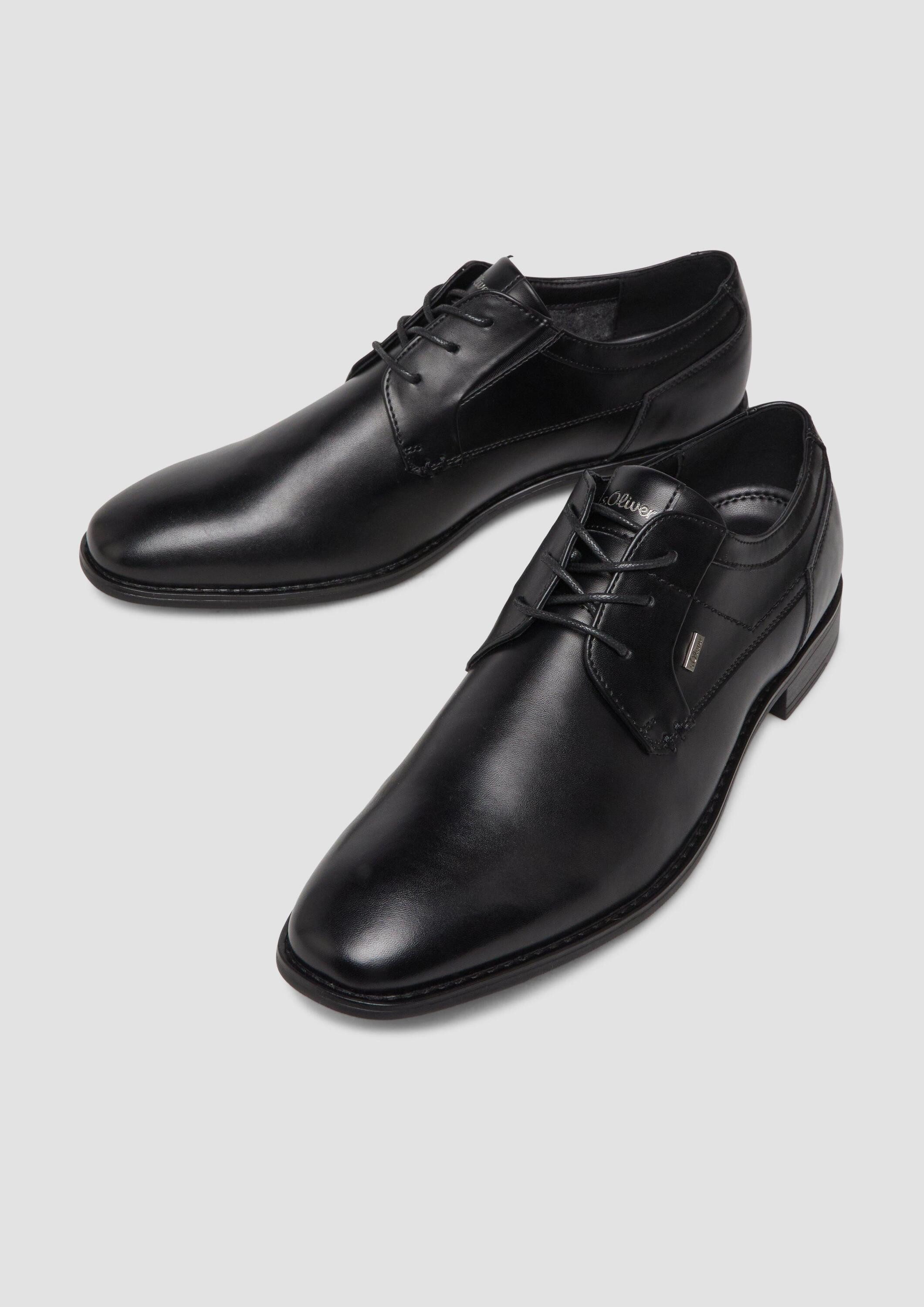 s.Oliver Schnürer Schnürschuh Elegante Schnürer in Leder-Optik