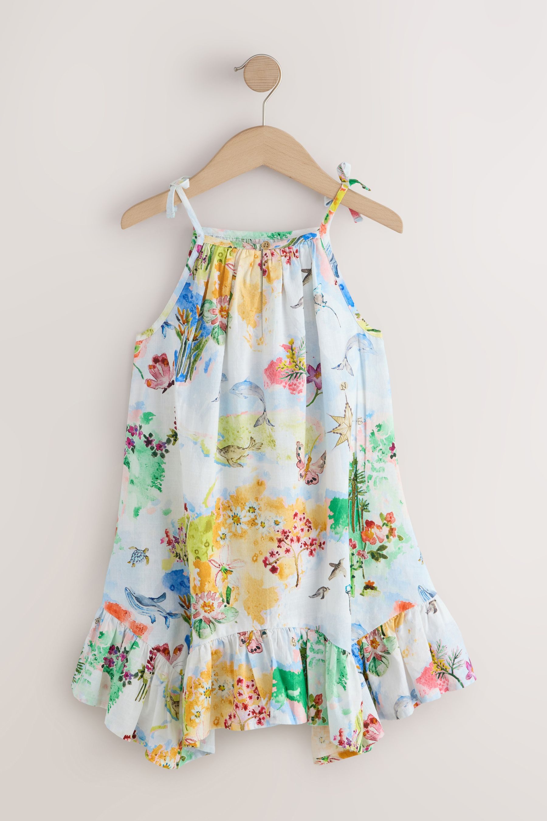 Next Trägerkleid Sommerkleid mit Trägern (1-tlg)