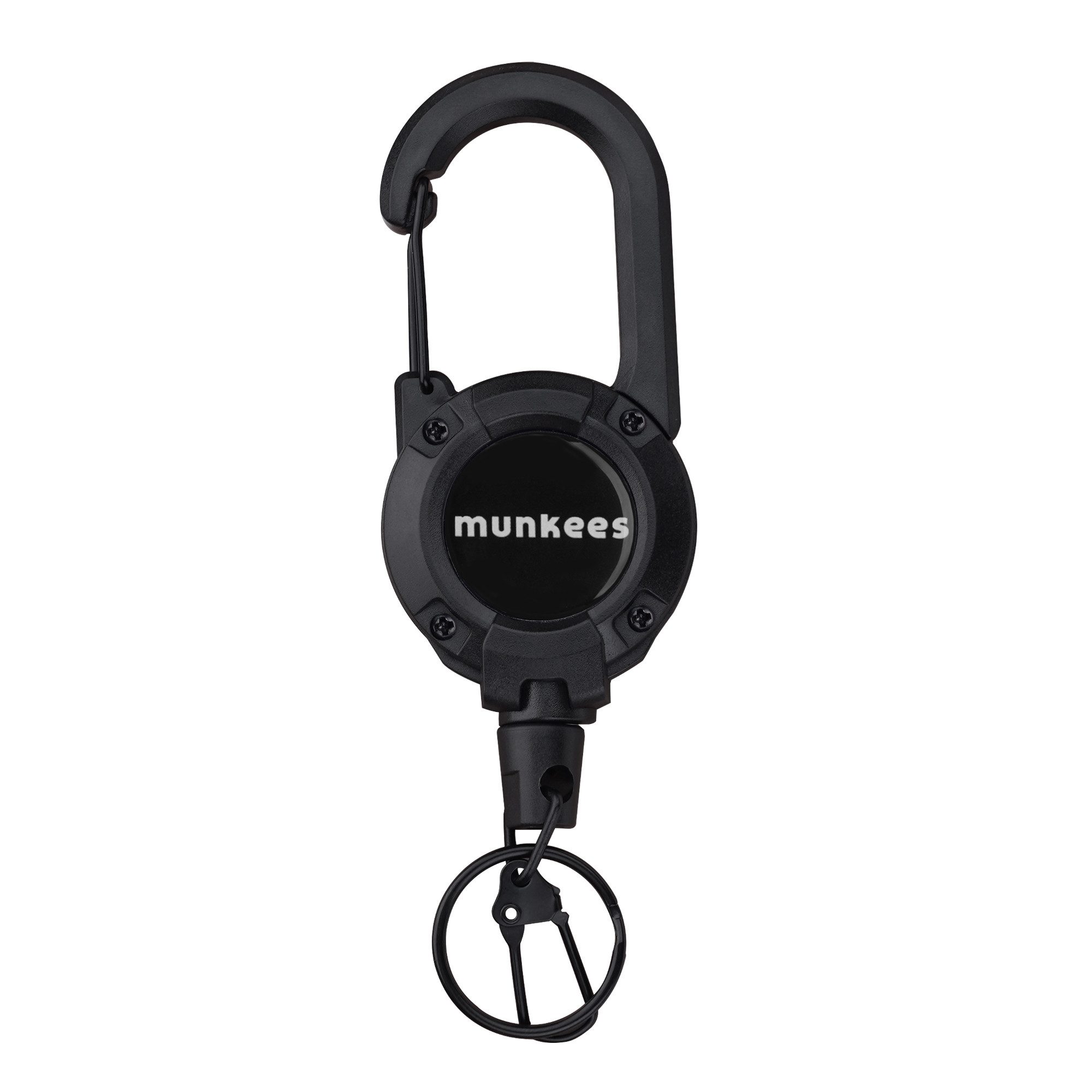 Munkees Schlüsselanhänger Ausziehbarer Karabiner 64cm mit Stahlseil, Auswei günstig online kaufen