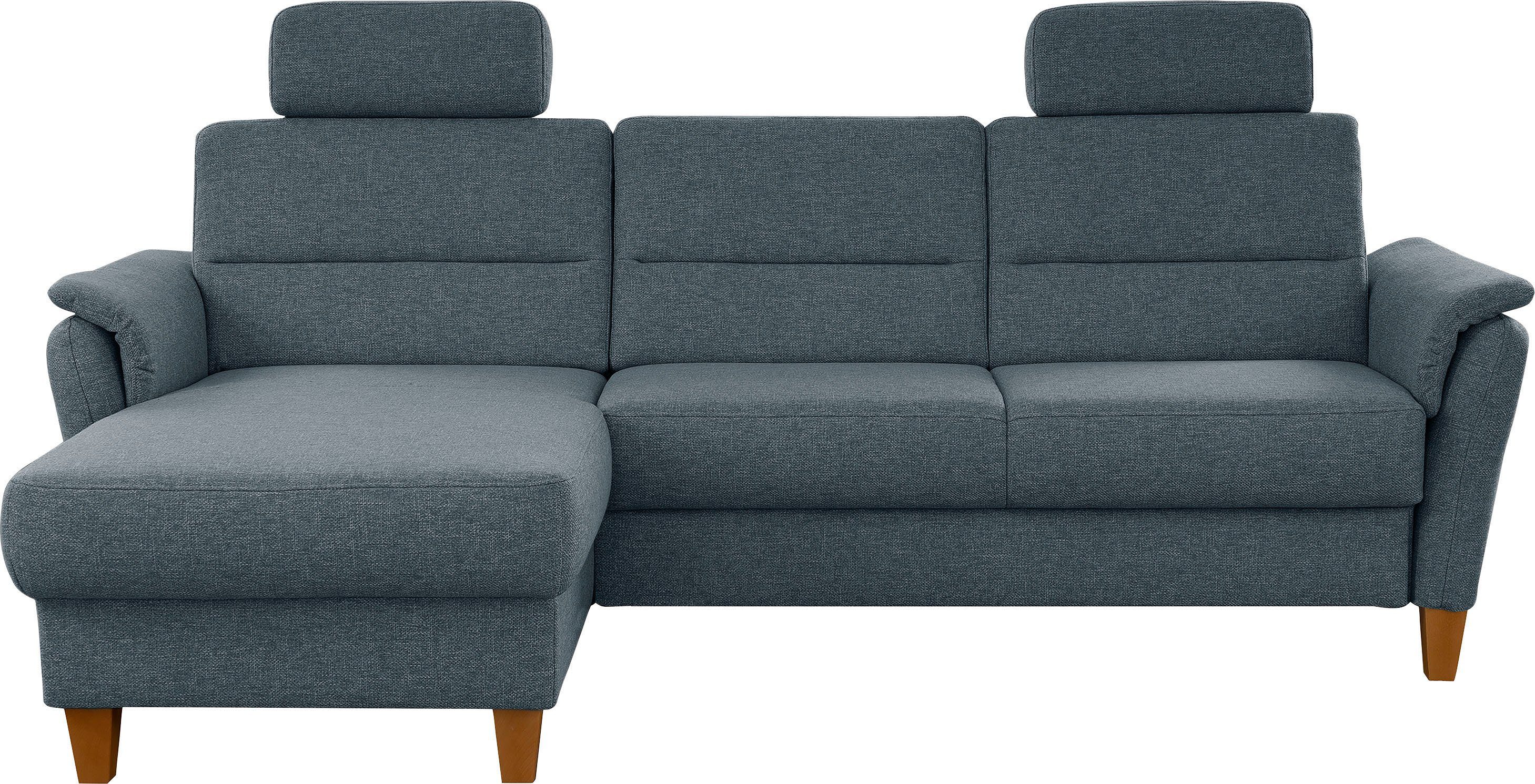 Home affaire Ecksofa Palmera L-Form, Federkern, günstig online kaufen