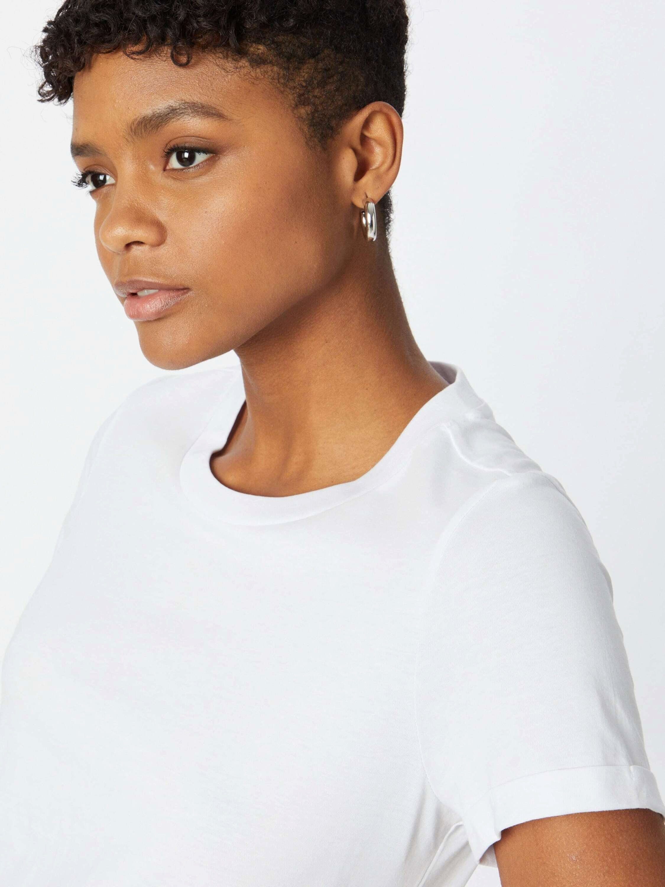 Vero Moda T-Shirt VMPaula (1-tlg) Plain/ohne Details – Bild 5 von 5
